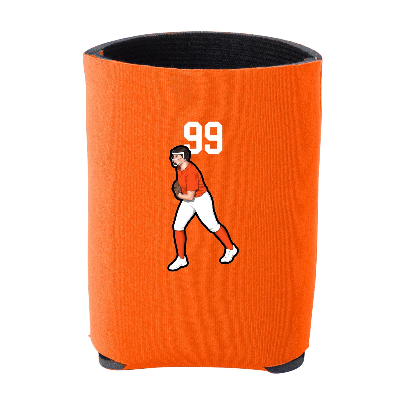 Can Holder — Number Top in Orange