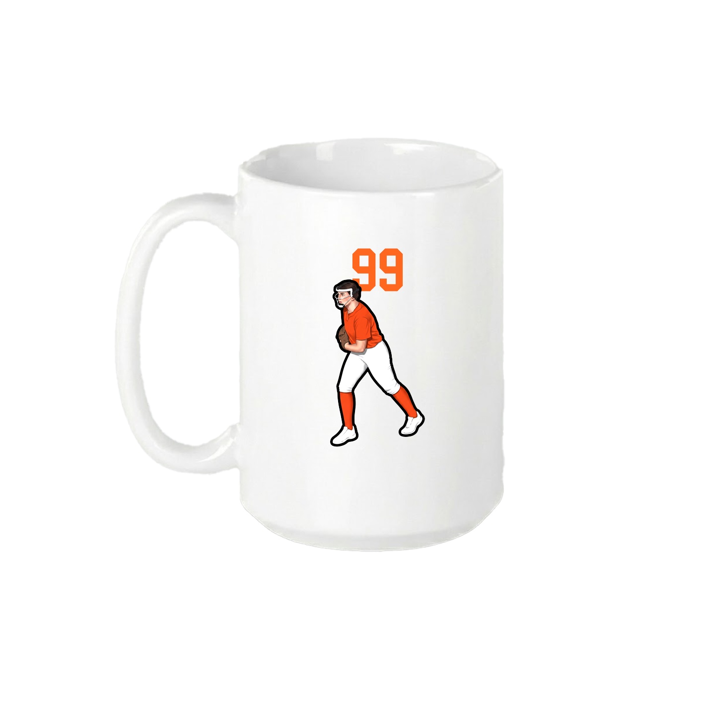 15oz Coffee Mug — Number Top in White
