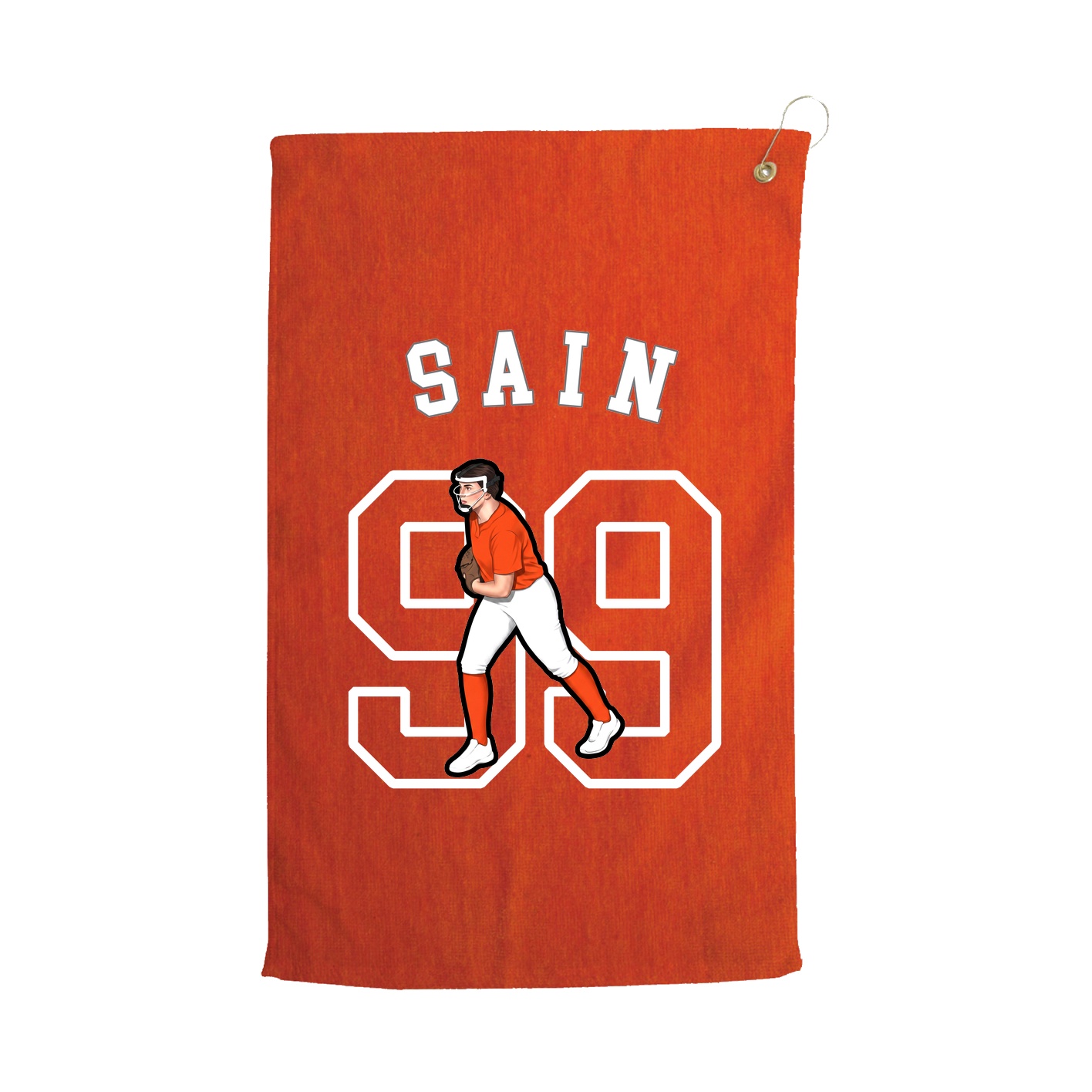 Golf Towel — Shirsey Arch in Orange