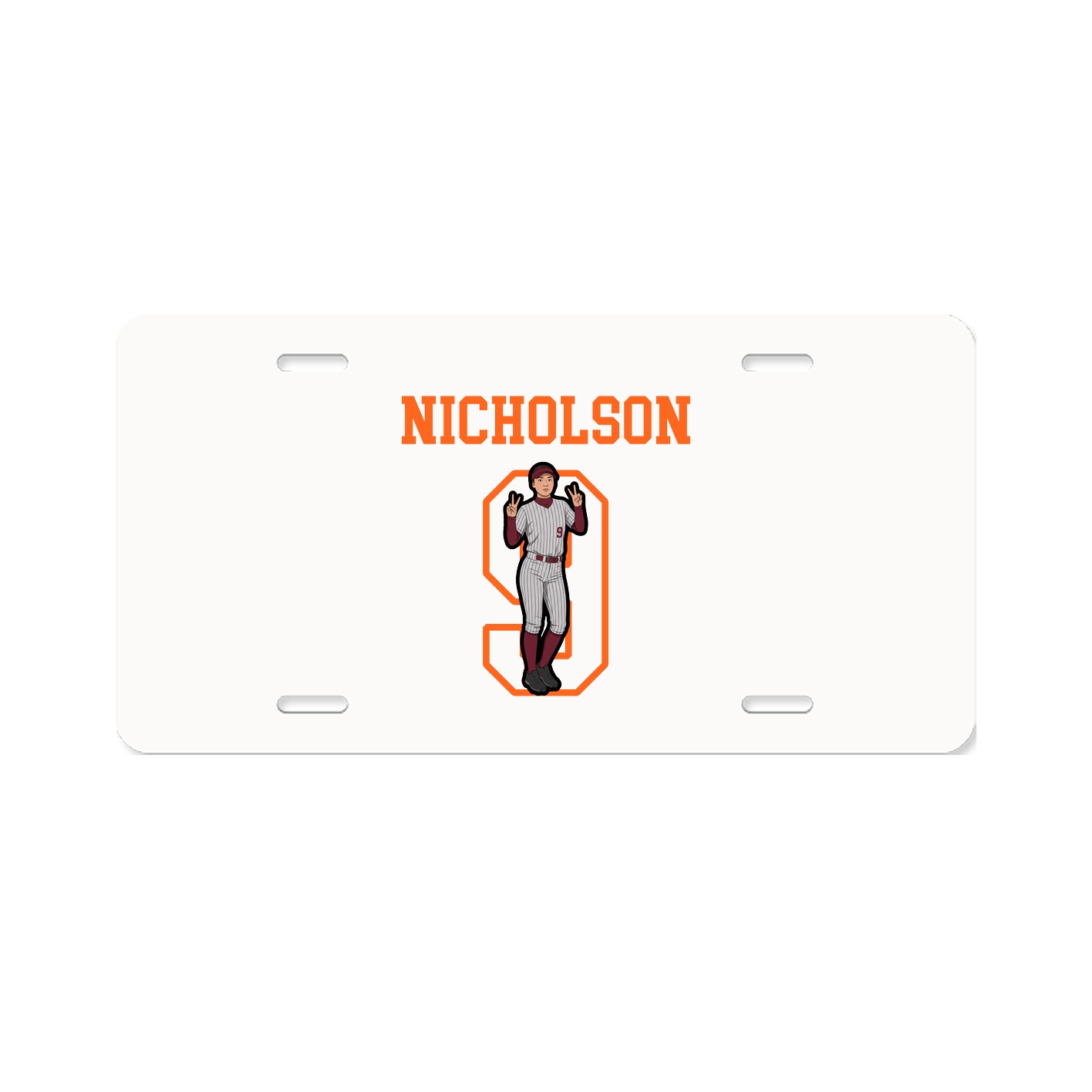 License Plate — Shirsey in Classic
