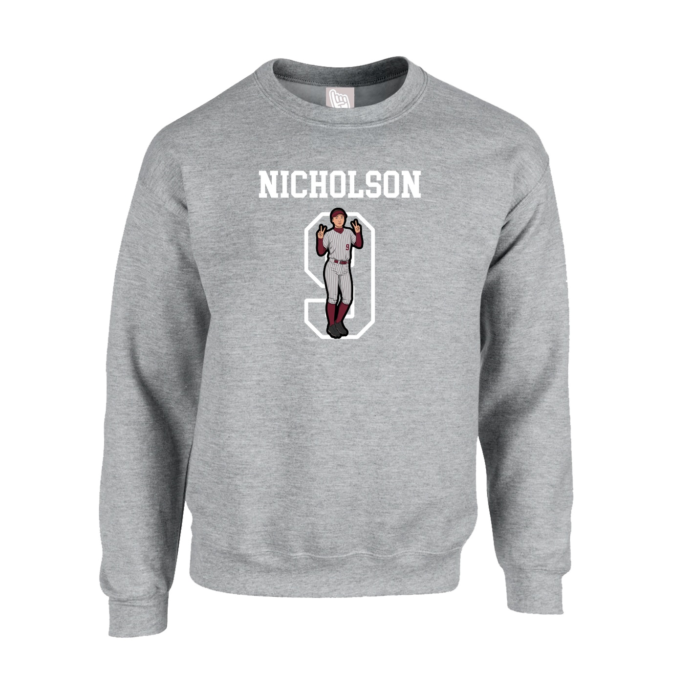 Fleece Crew — Shirsey in Grey