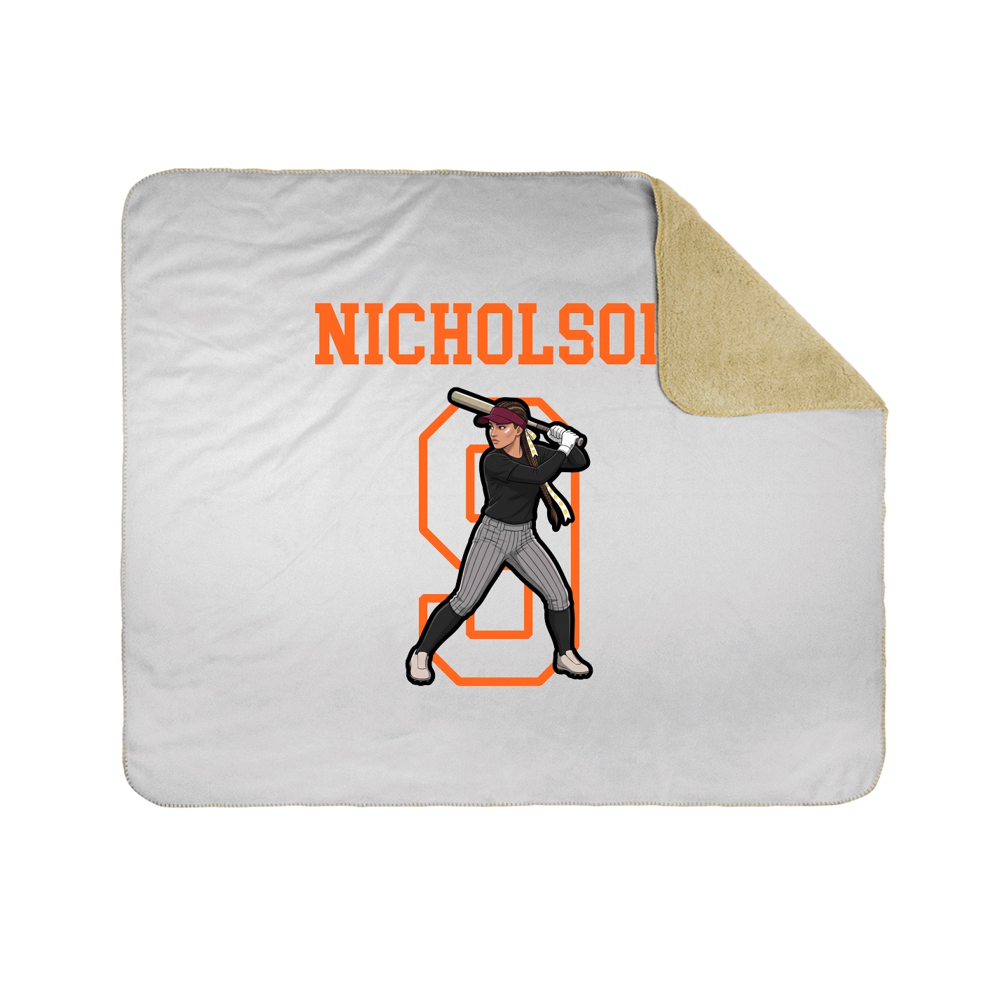 Throw Blanket — Shirsey in White