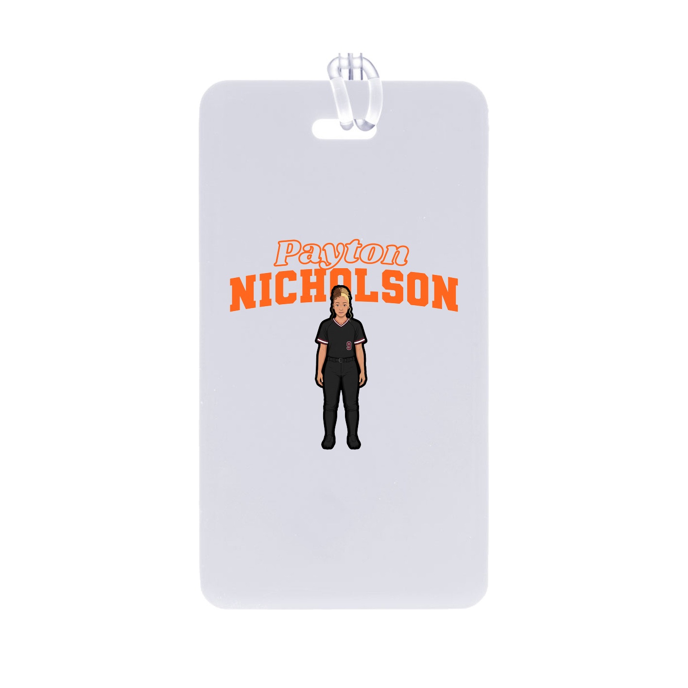 Bag Tag — Name Arch in Classic