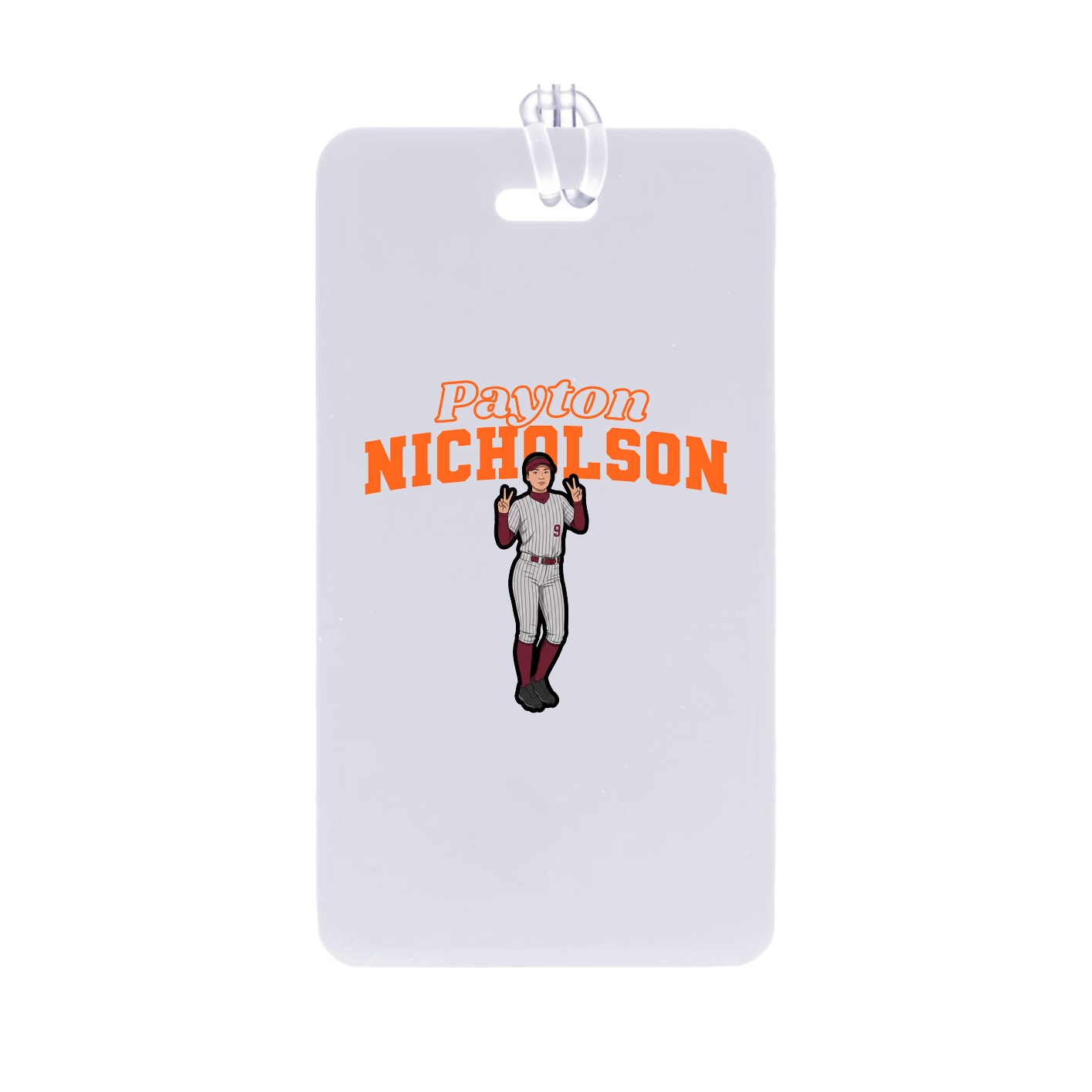 Bag Tag — Name Arch in Classic