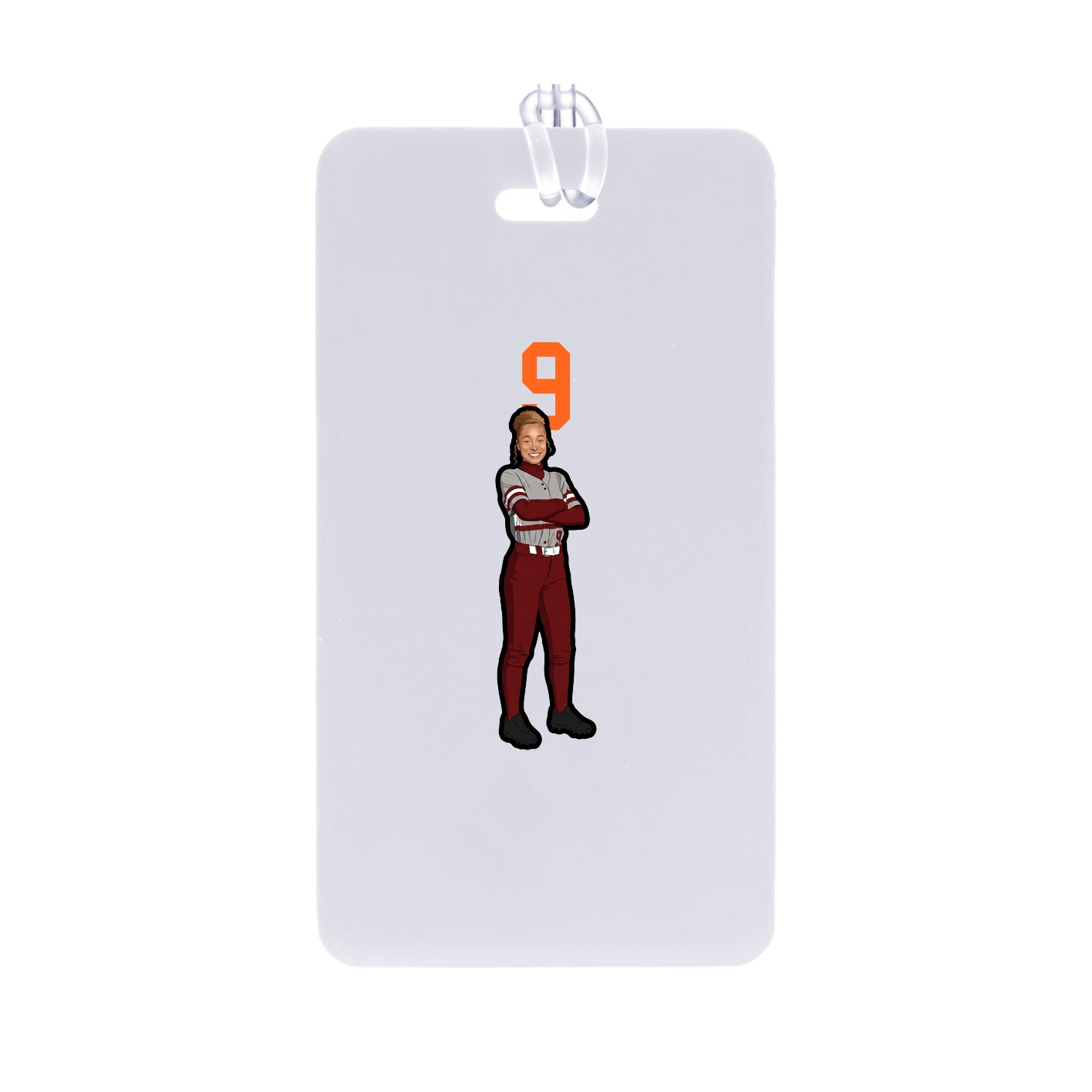 Bag Tag — Number Top in Classic