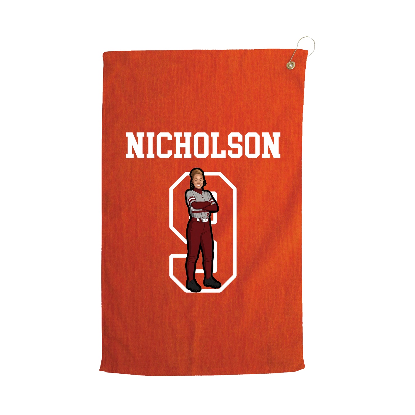 Golf Towel — Shirsey in Orange