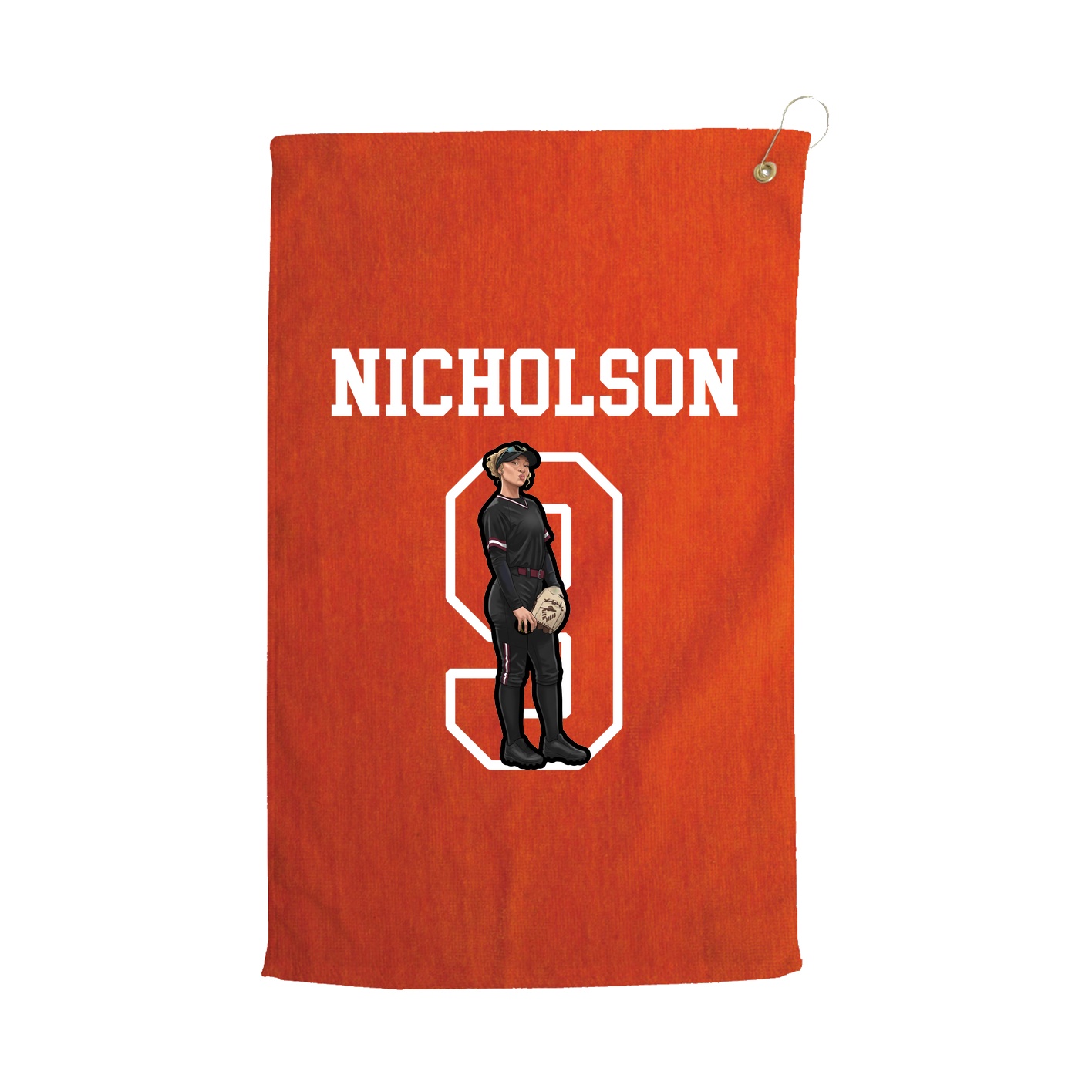 Golf Towel — Shirsey in Orange