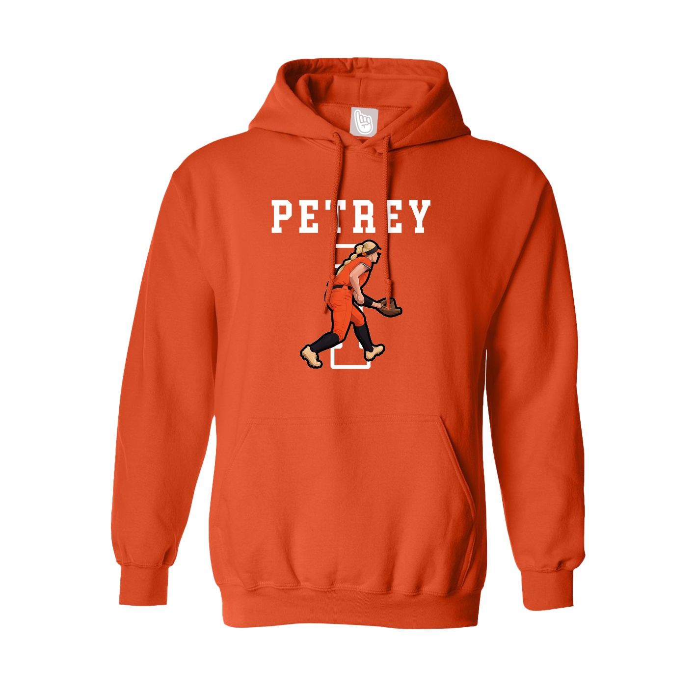 Hoodie — Shirsey in Orange