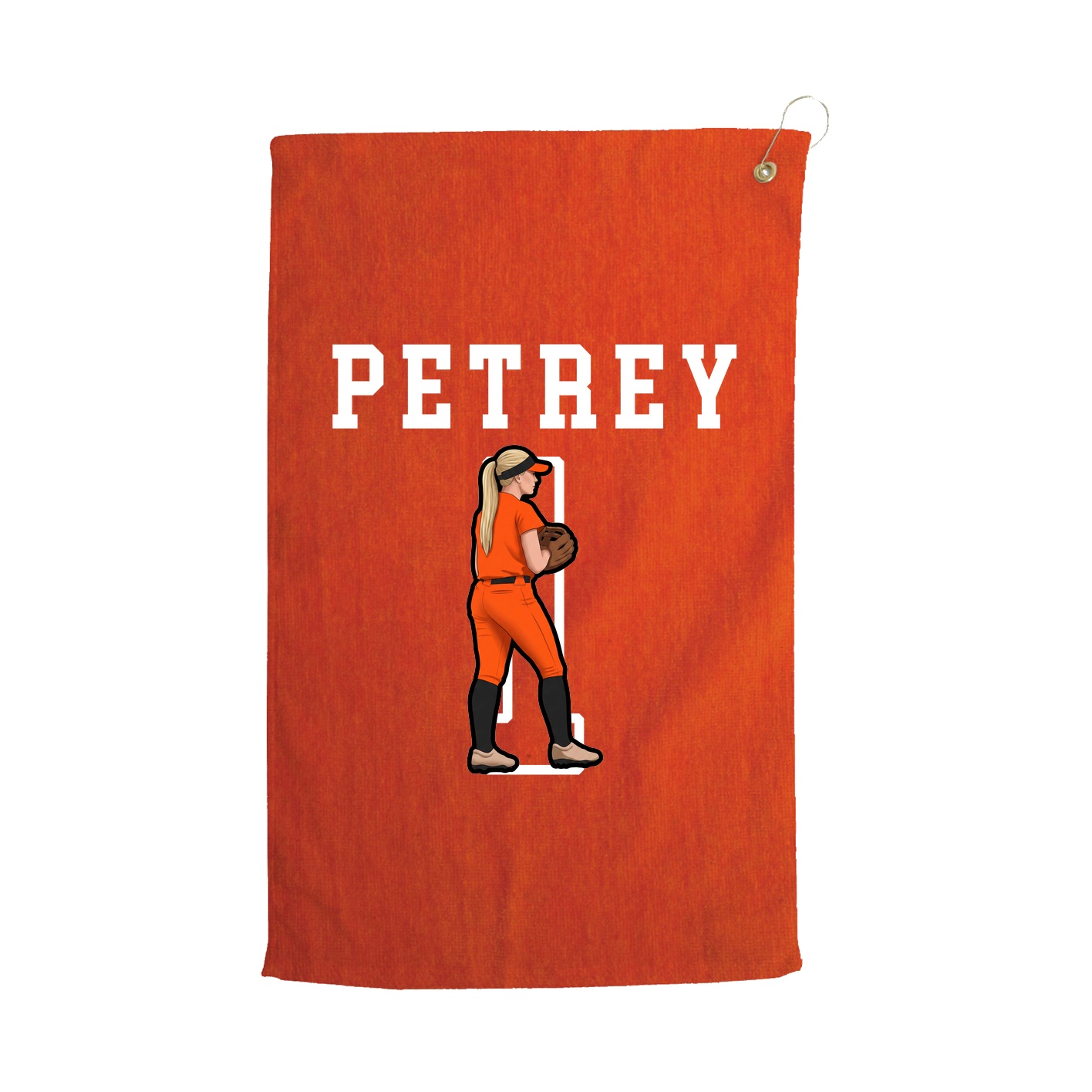 Golf Towel — Shirsey in Orange