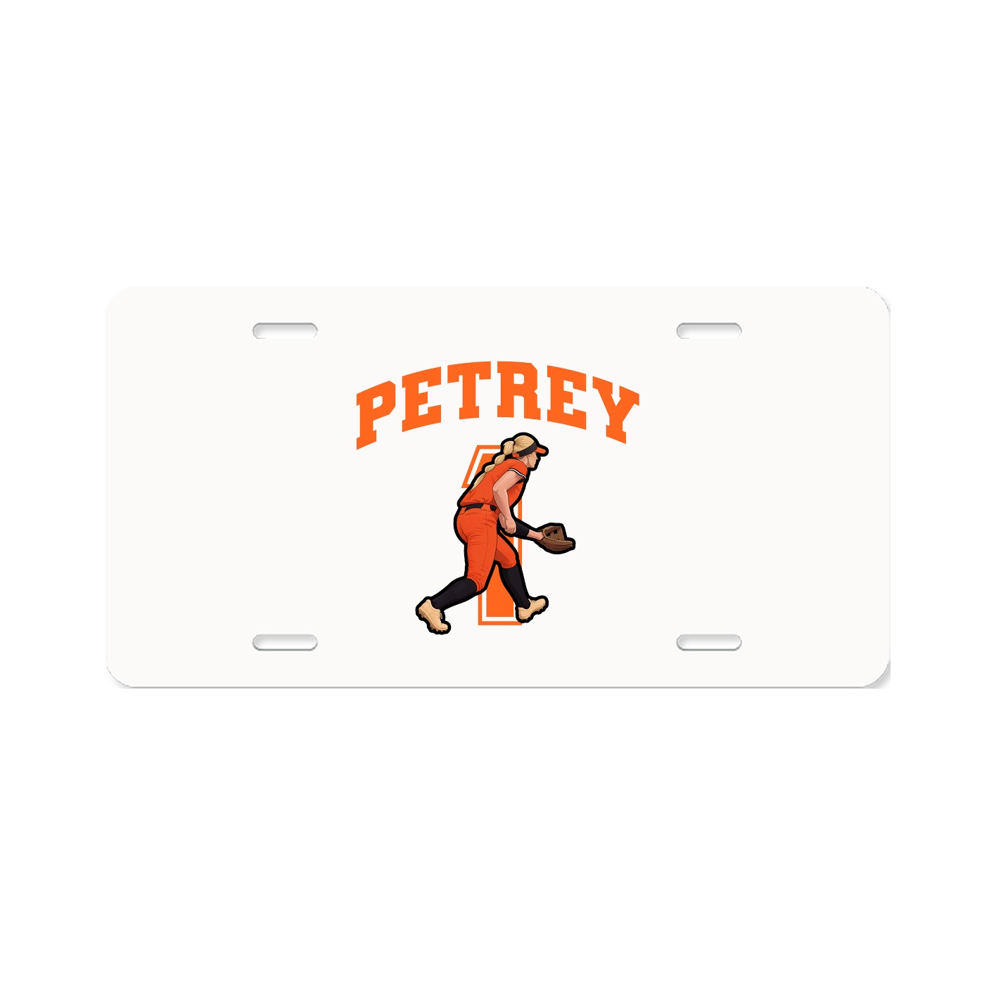 License Plate — Number in Classic