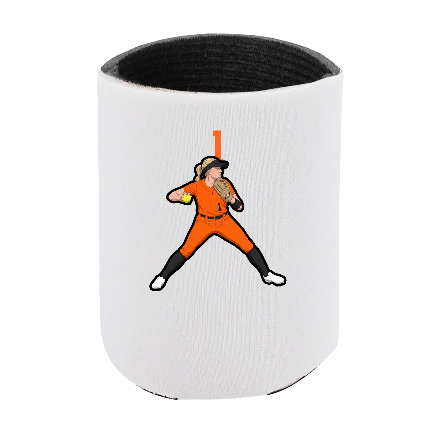 Can Holder — Number Top in White