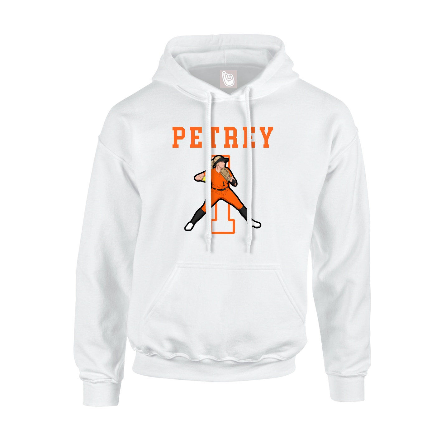 Hoodie — Shirsey in White