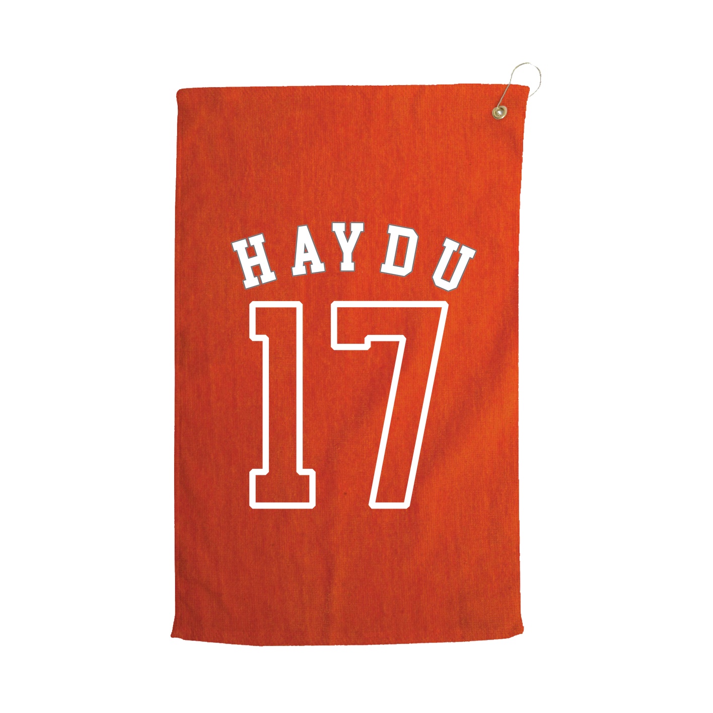 Golf Towel — Shirsey Arch in Orange