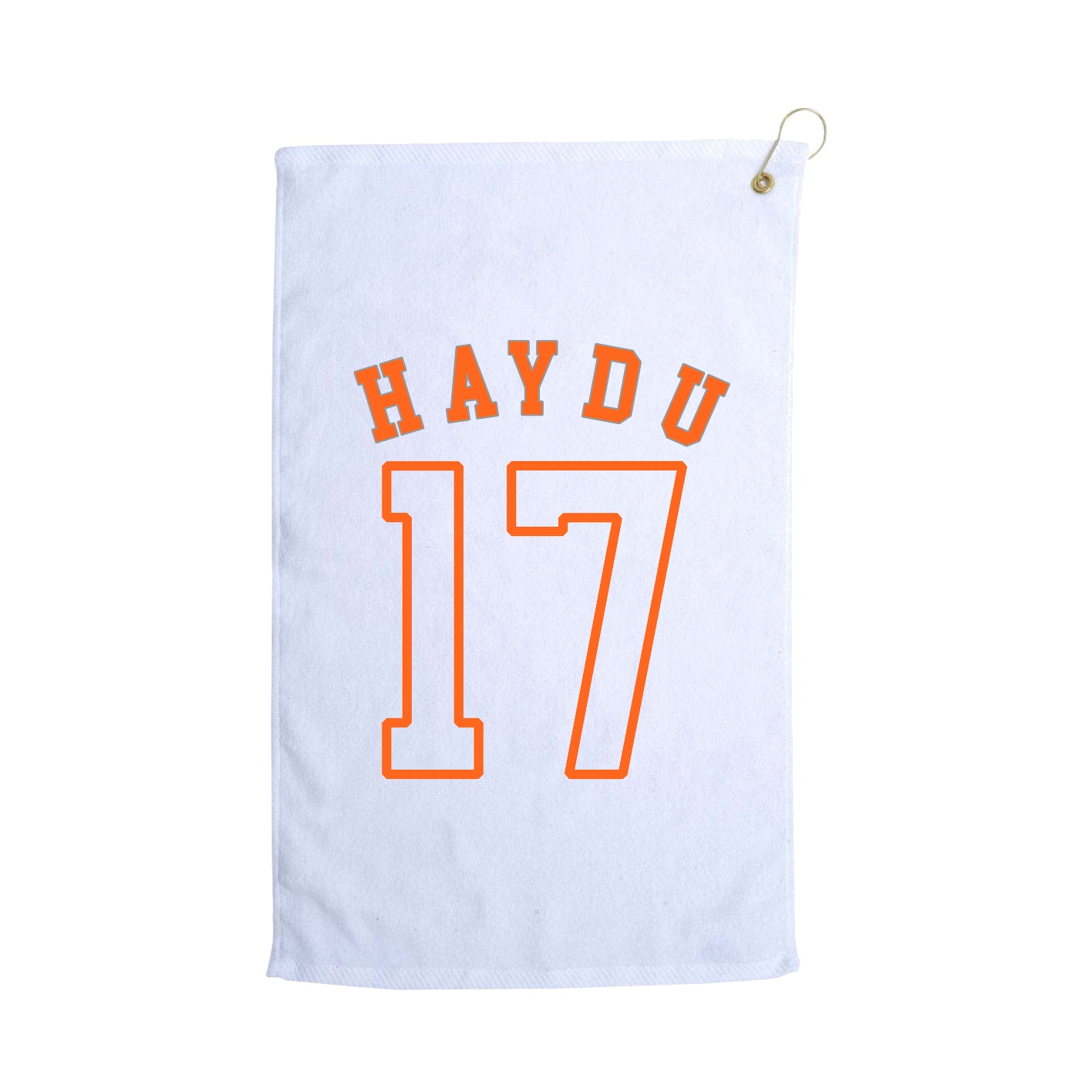 Golf Towel — Shirsey Arch in White