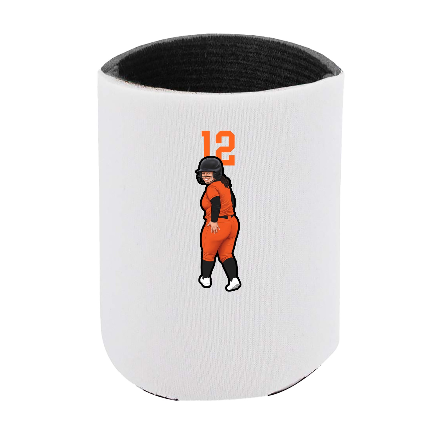 Can Holder — Number Top in White
