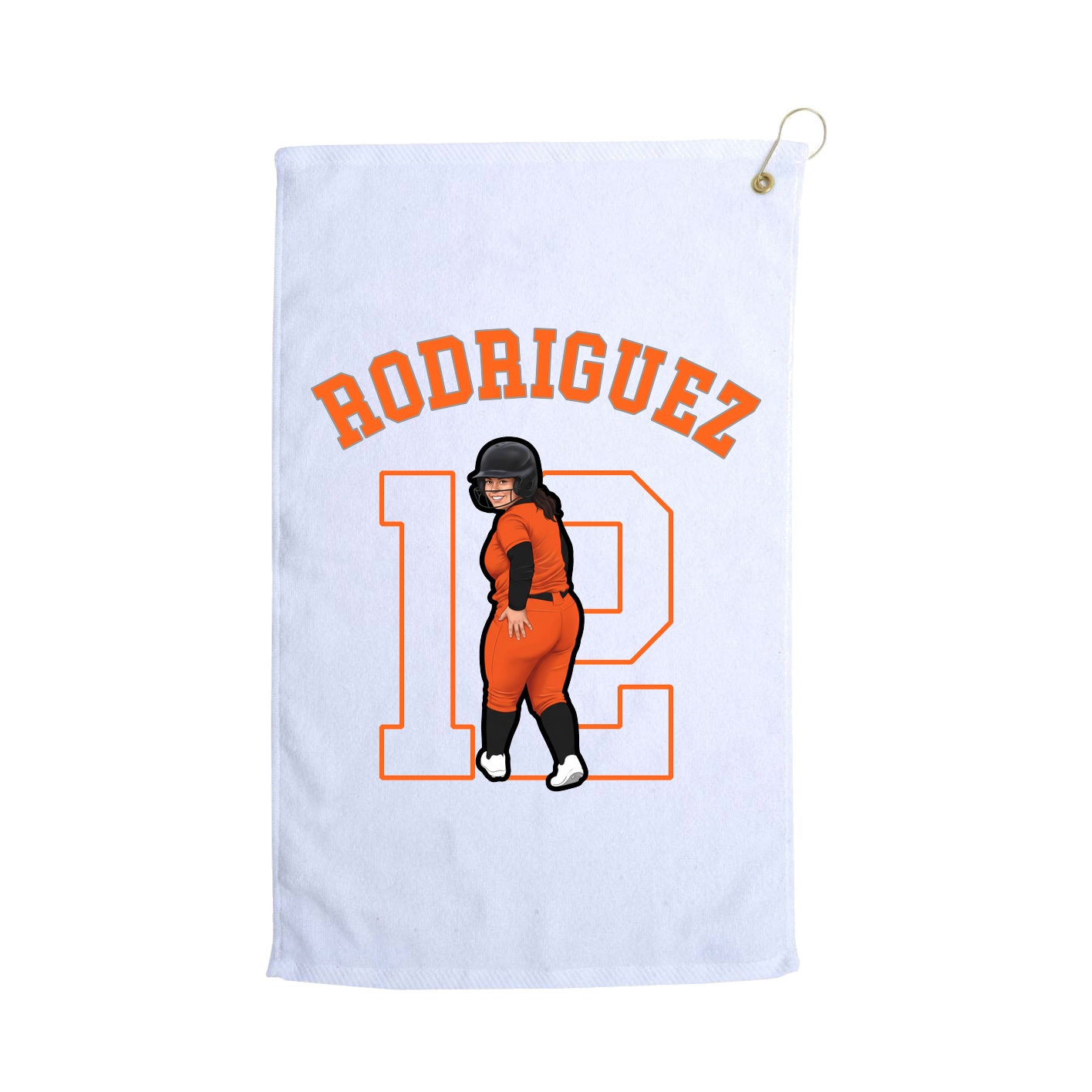 Golf Towel — Shirsey Arch in White
