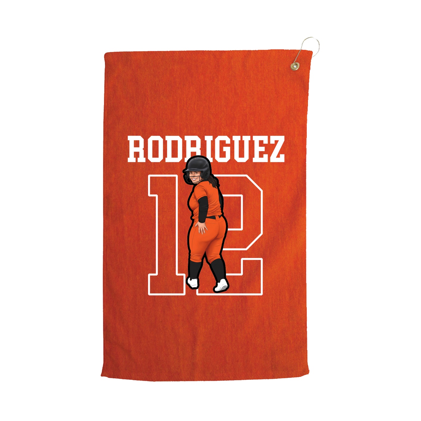 Golf Towel — Shirsey in Orange