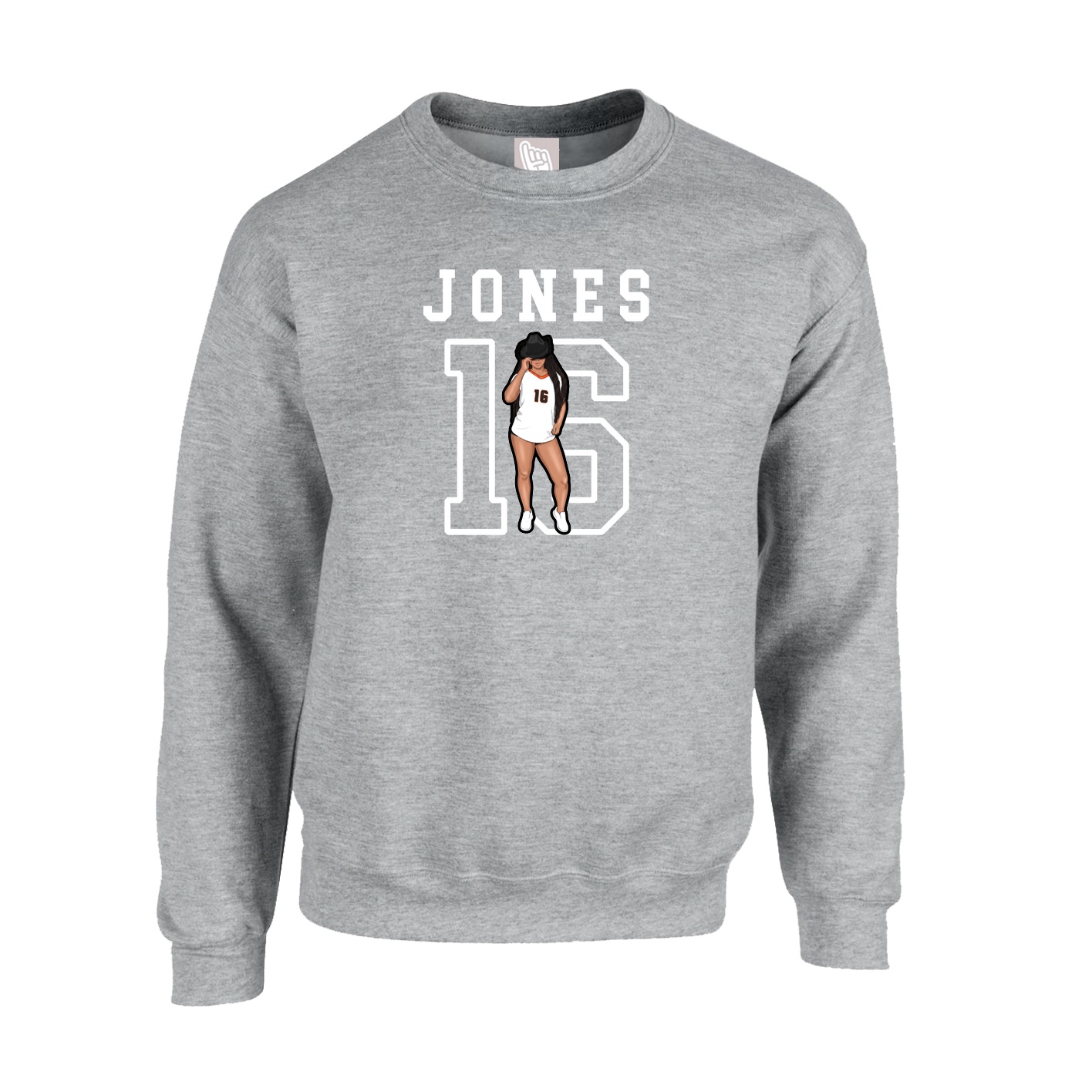Fleece Crew — Shirsey in Grey