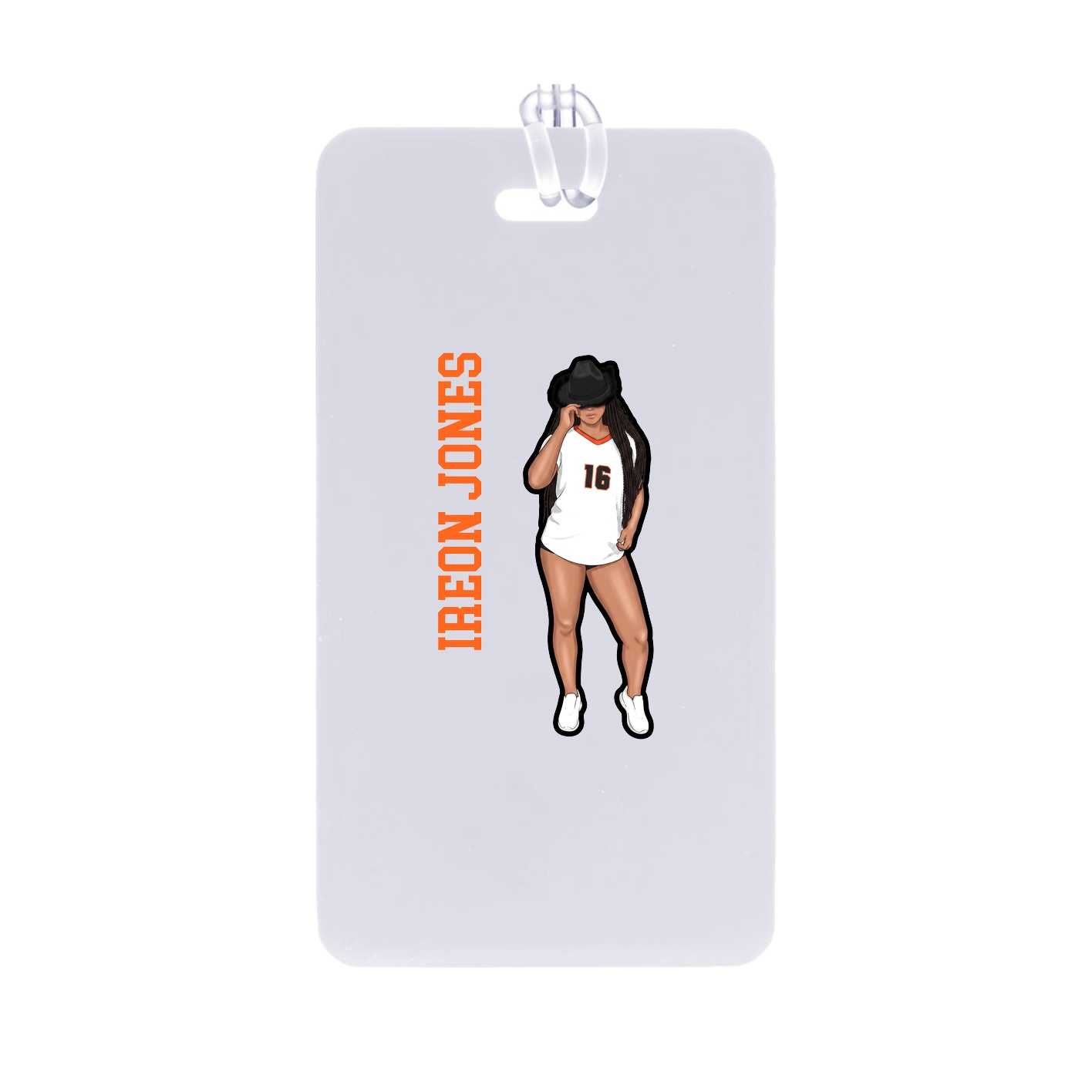 Bag Tag — Name Vertical in Classic