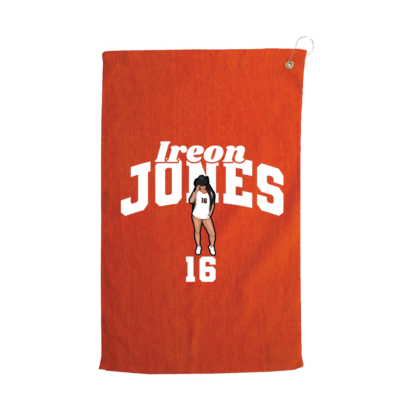 Golf Towel — Signature Arch in Orange