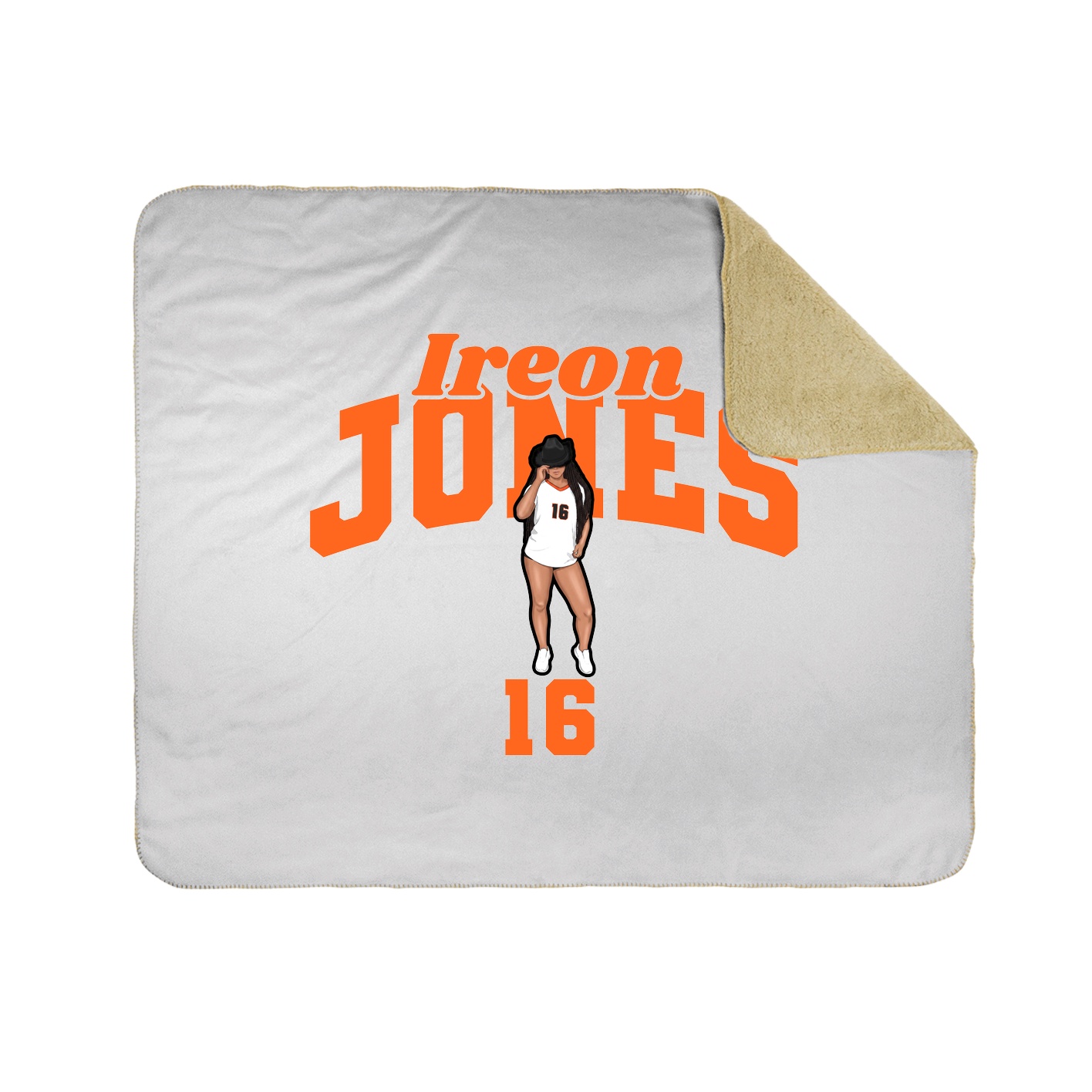 Throw Blanket — Signature Arch in White