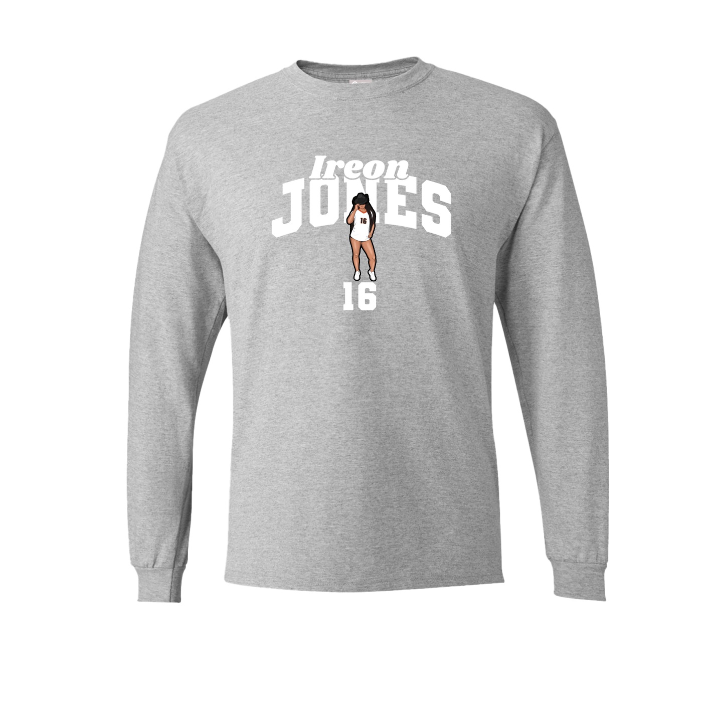 Long Sleeve Tee — Signature Arch in Grey