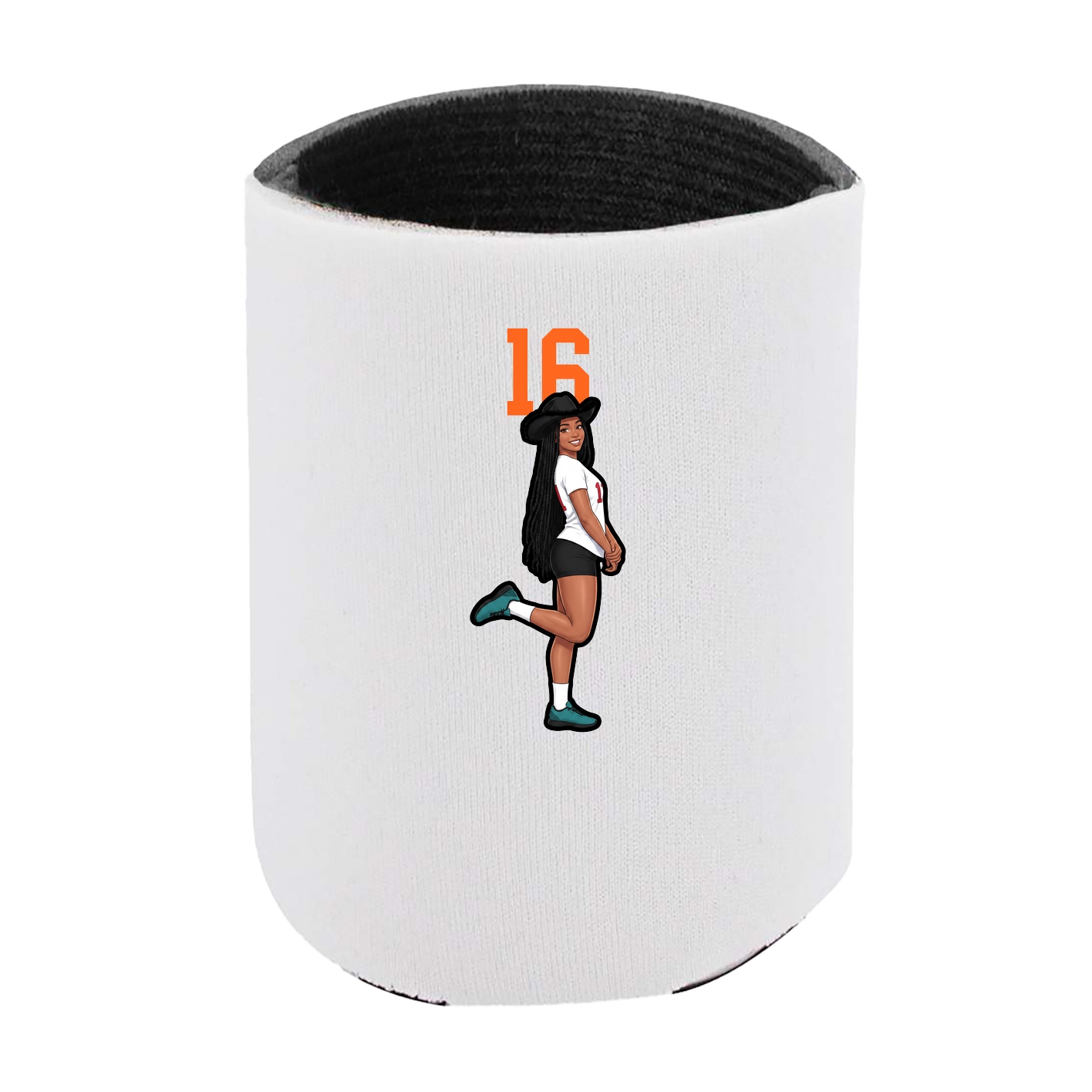 Can Holder — Number Top in White