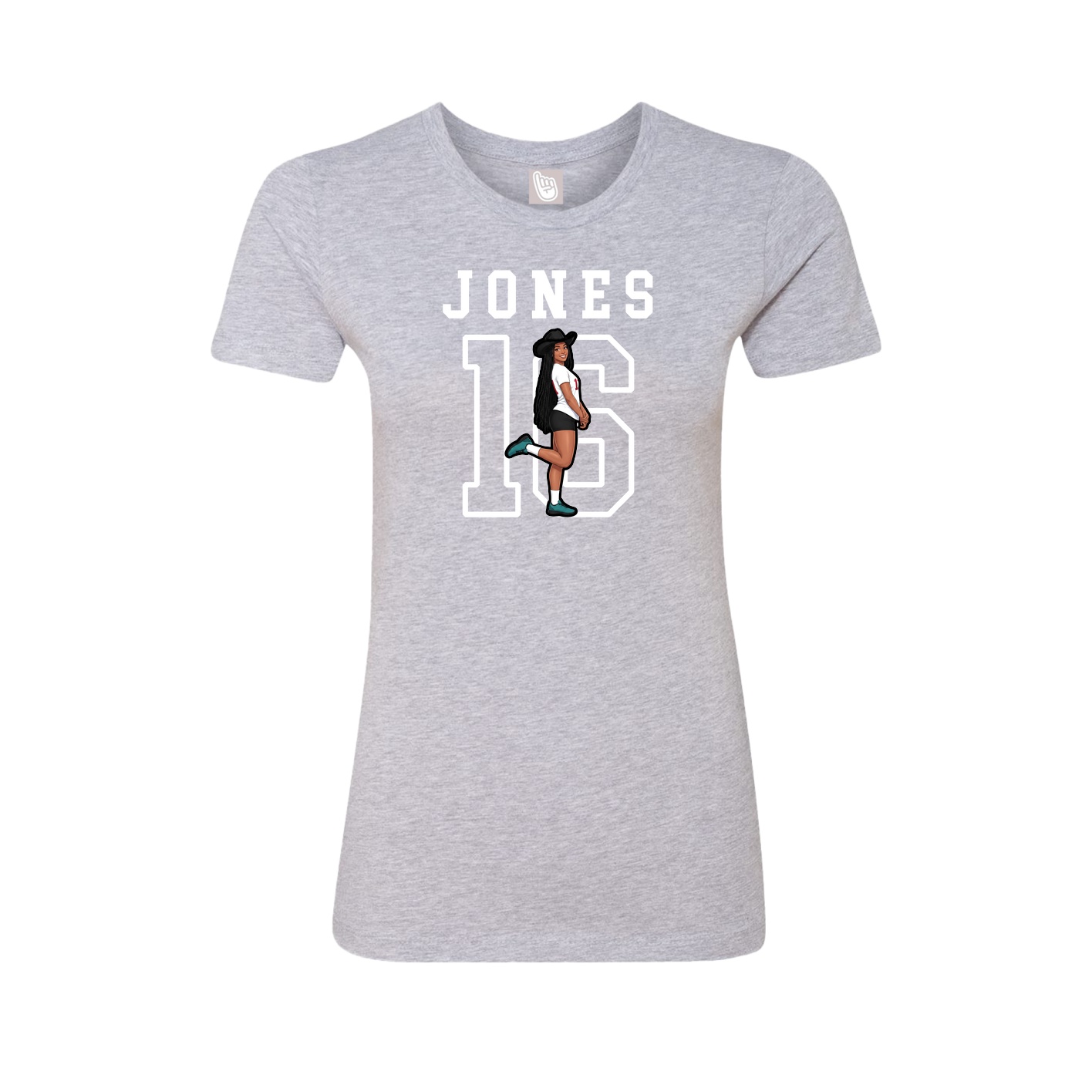 Fitted Women's Tee — Shirsey in Grey