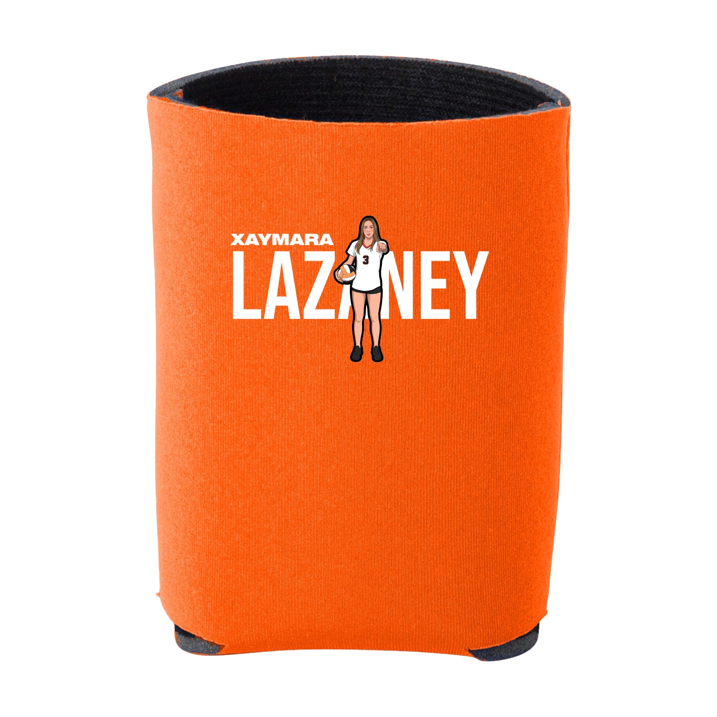 Can Holder — Player Name in Orange