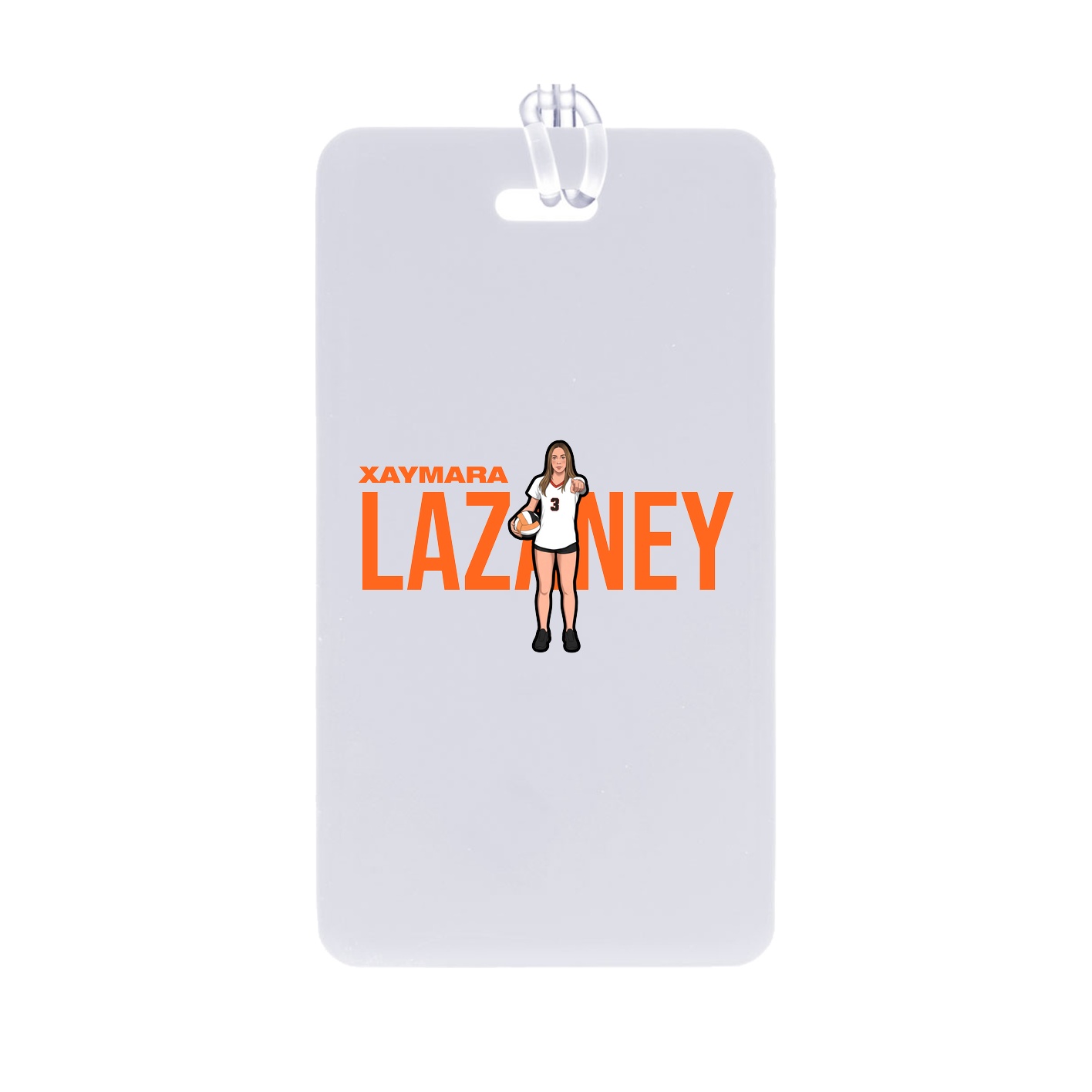 Bag Tag — Player Name in Classic