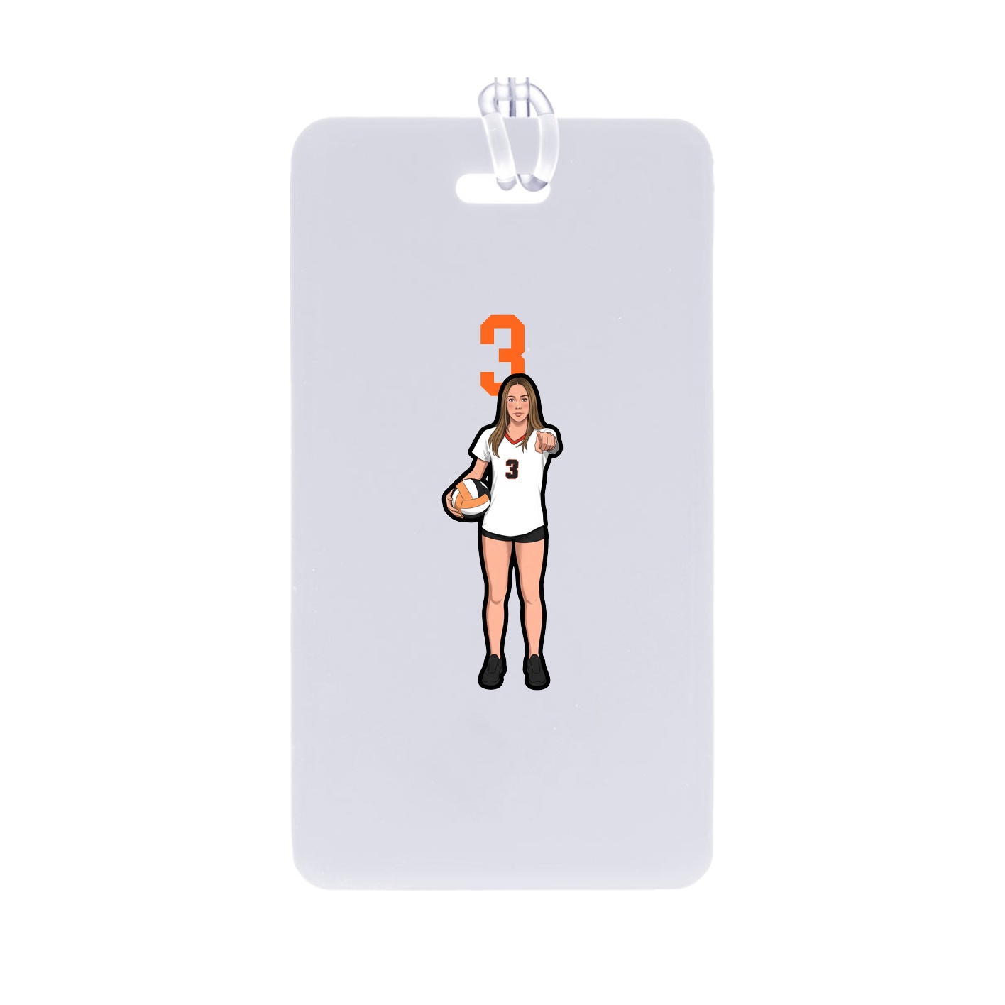 Bag Tag — Number Top in Classic