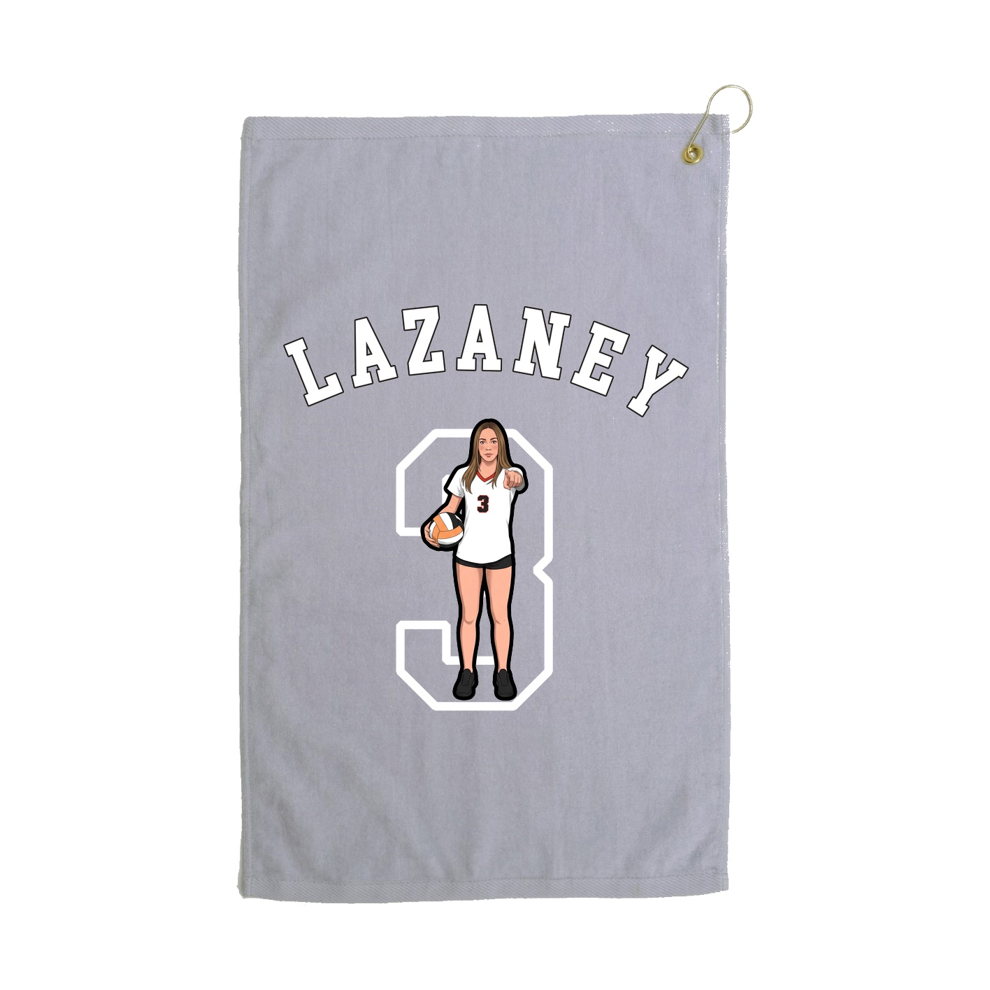 Golf Towel — Shirsey Arch in Grey