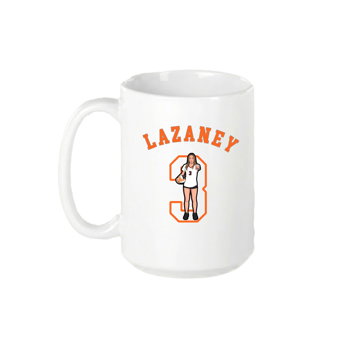 15oz Coffee Mug — Shirsey Arch in White