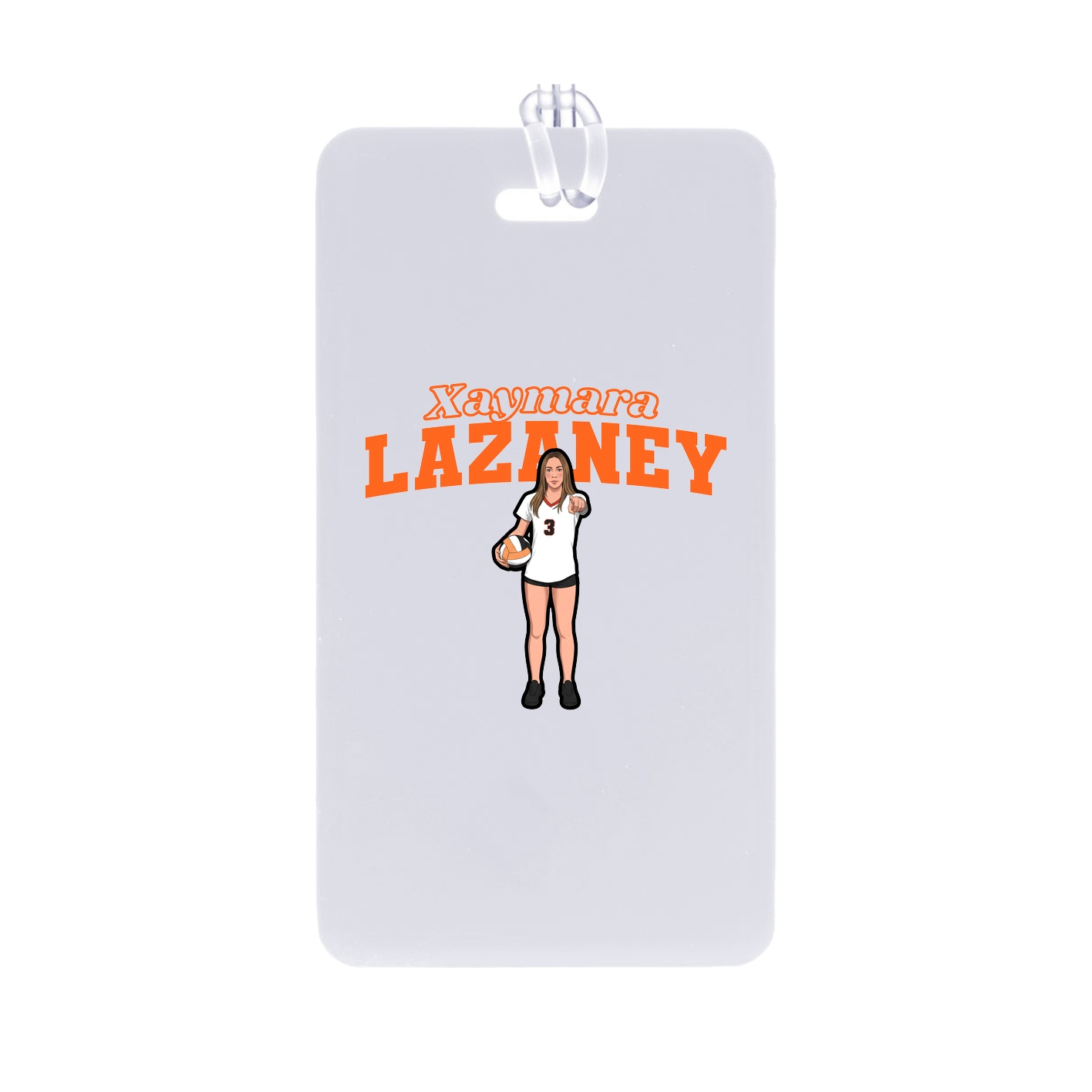 Bag Tag — Name Arch in Classic
