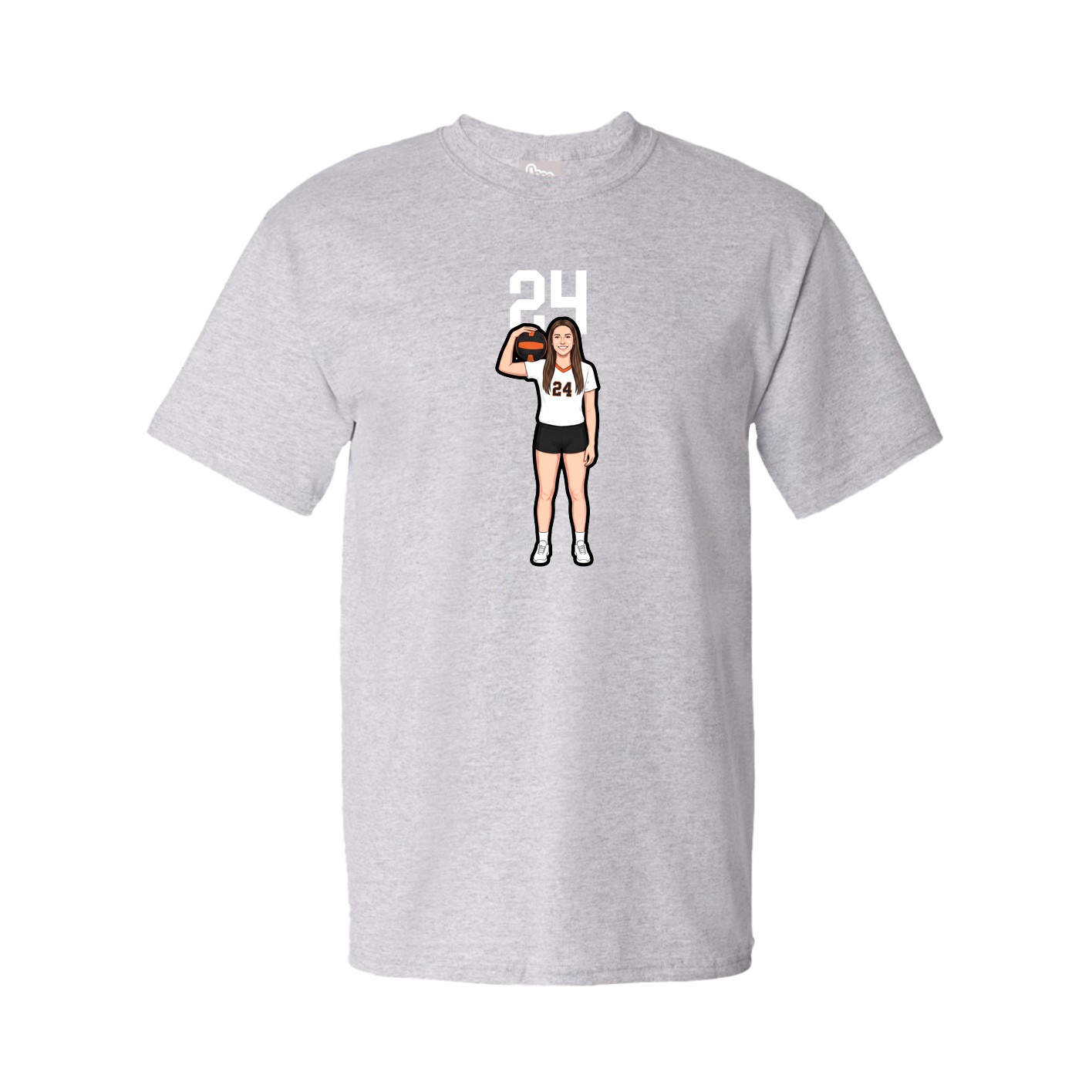 Tee — Number Top in Grey