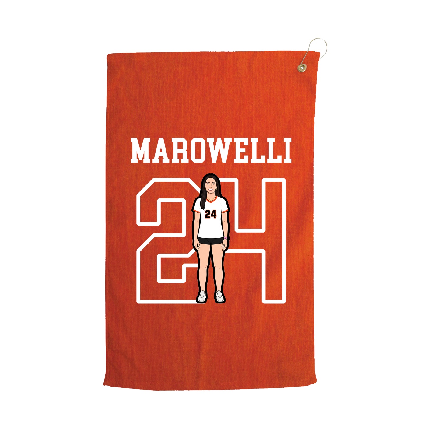 Golf Towel — Shirsey in Orange