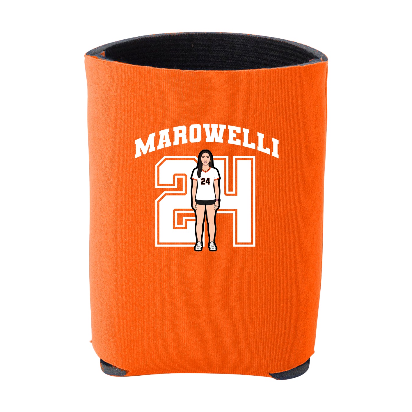 Can Holder — Number in Orange