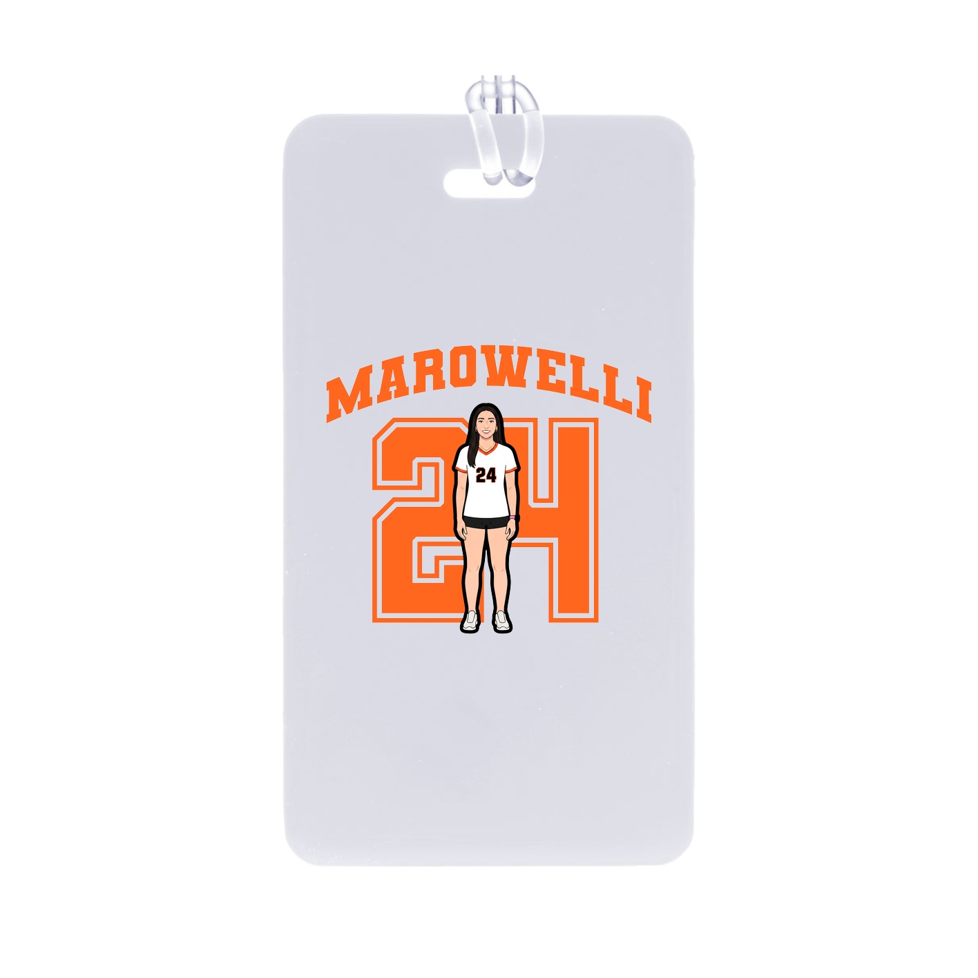 Bag Tag — Number in Classic