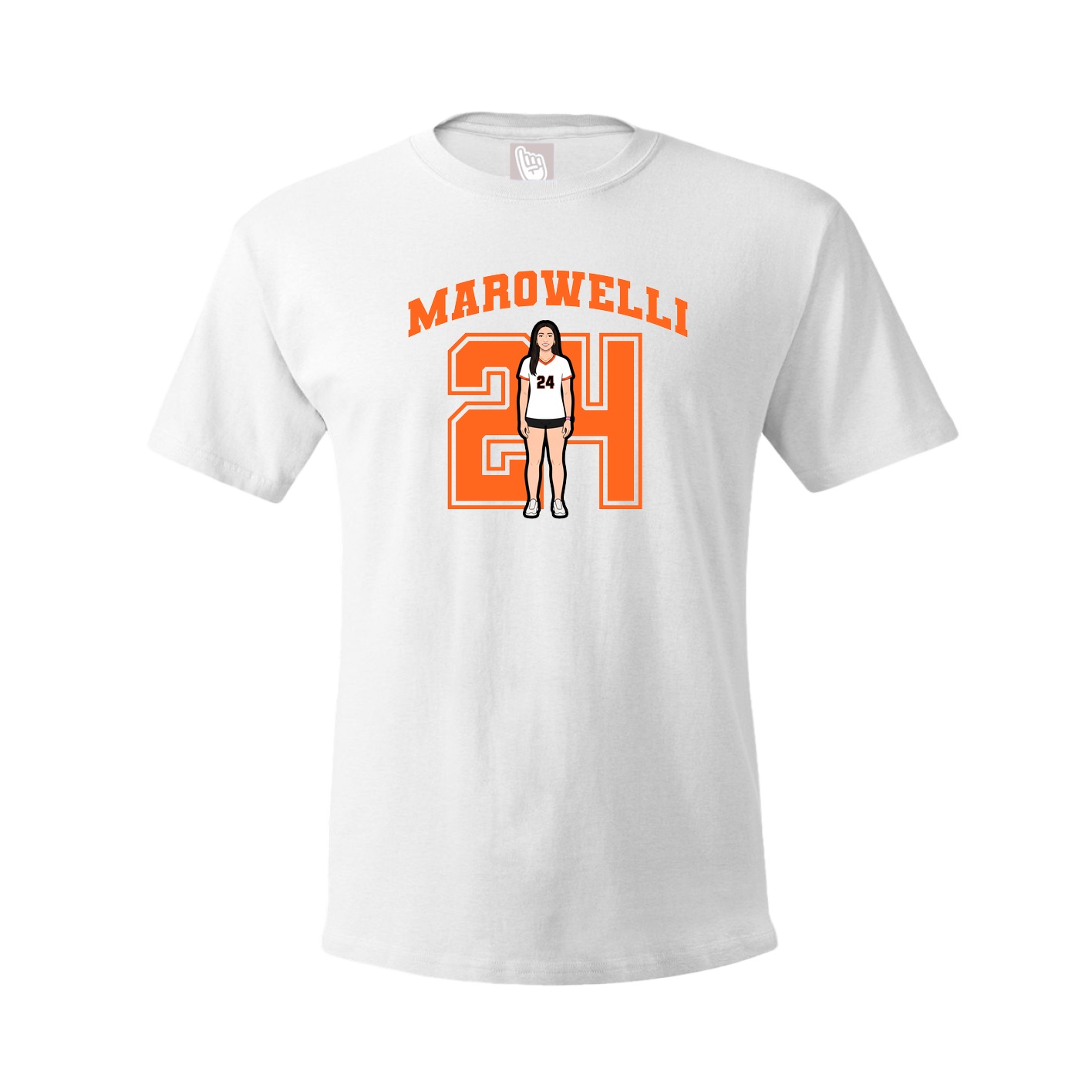 Tee — Number in White