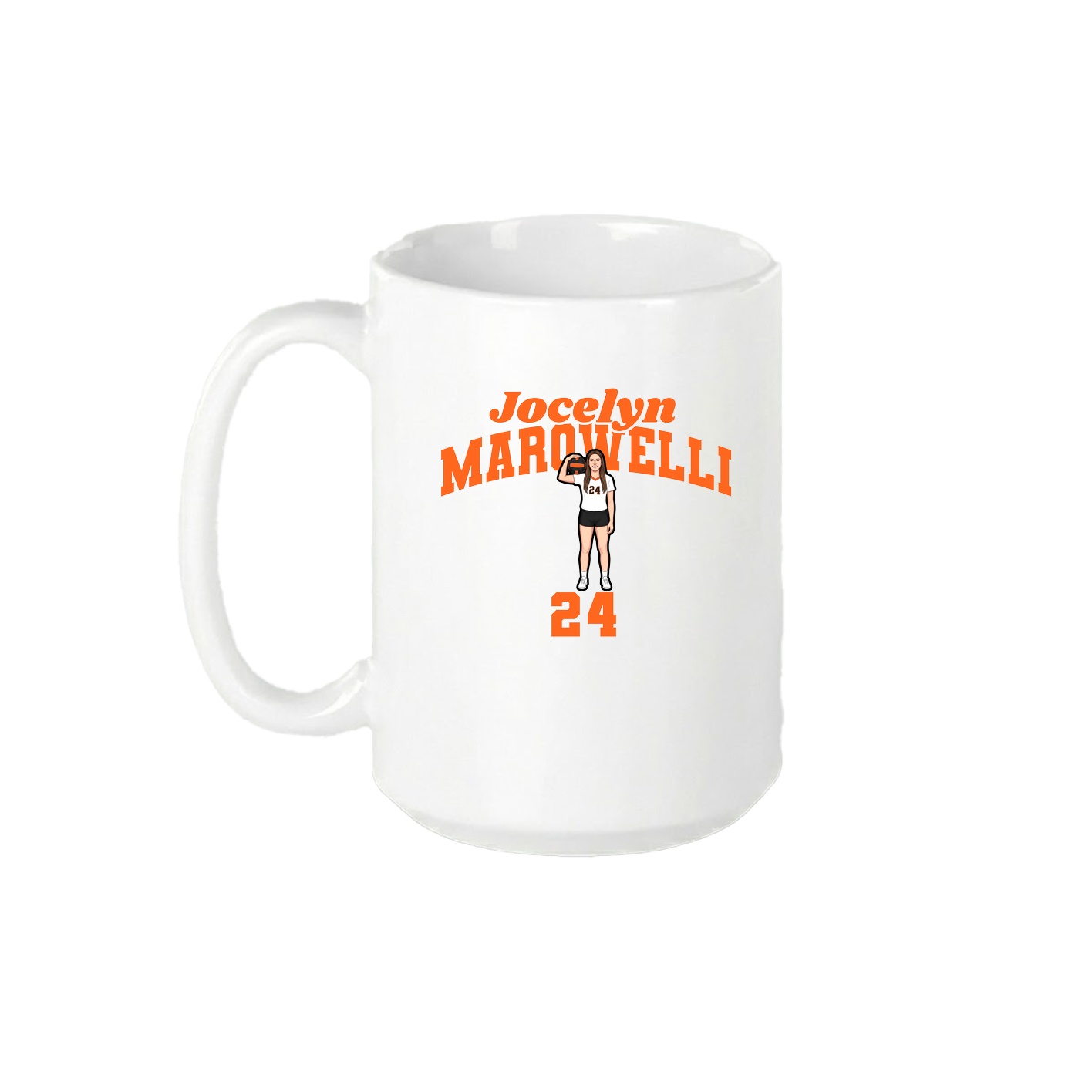 15oz Coffee Mug — Signature Arch in White