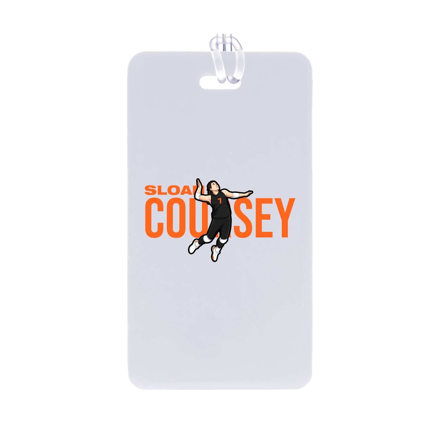 Bag Tag — Player Name in Classic