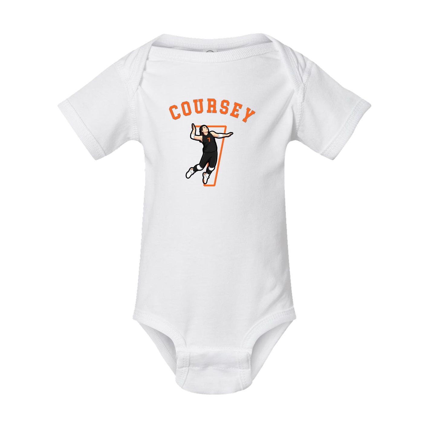 Baby Onesie — Shirsey Arch in White