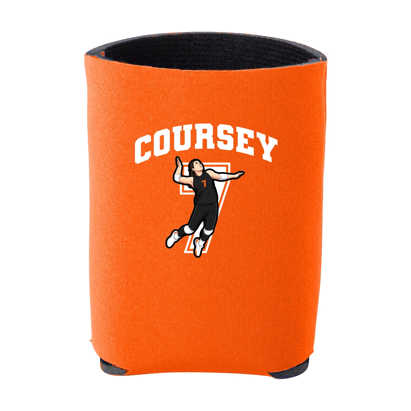 Can Holder — Number in Orange