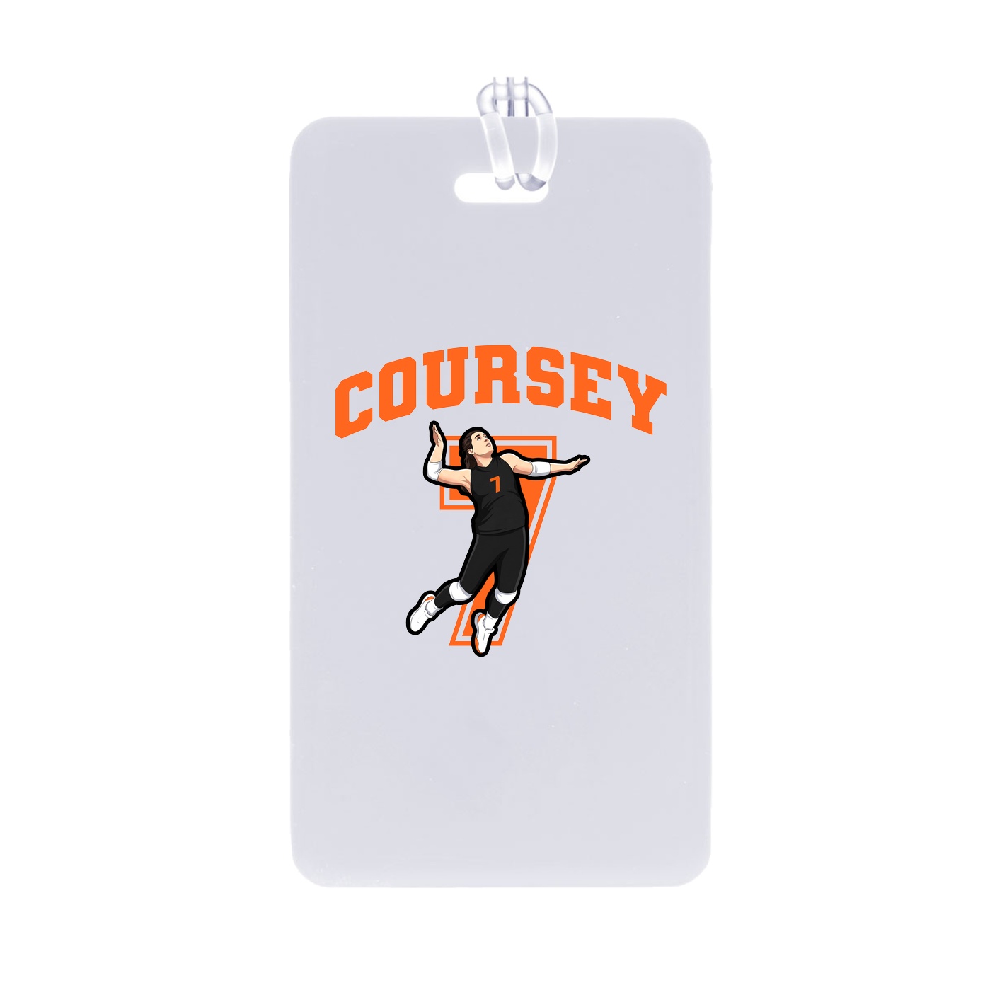 Bag Tag — Number in Classic