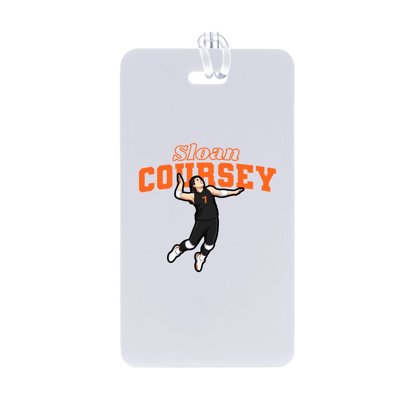 Bag Tag — Name Arch in Classic
