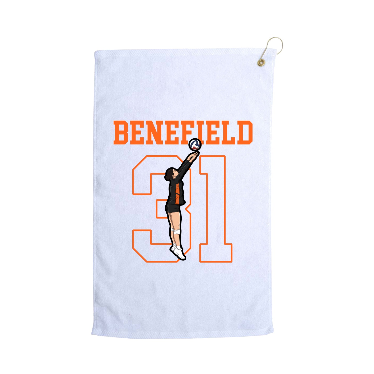 Golf Towel — Shirsey in White