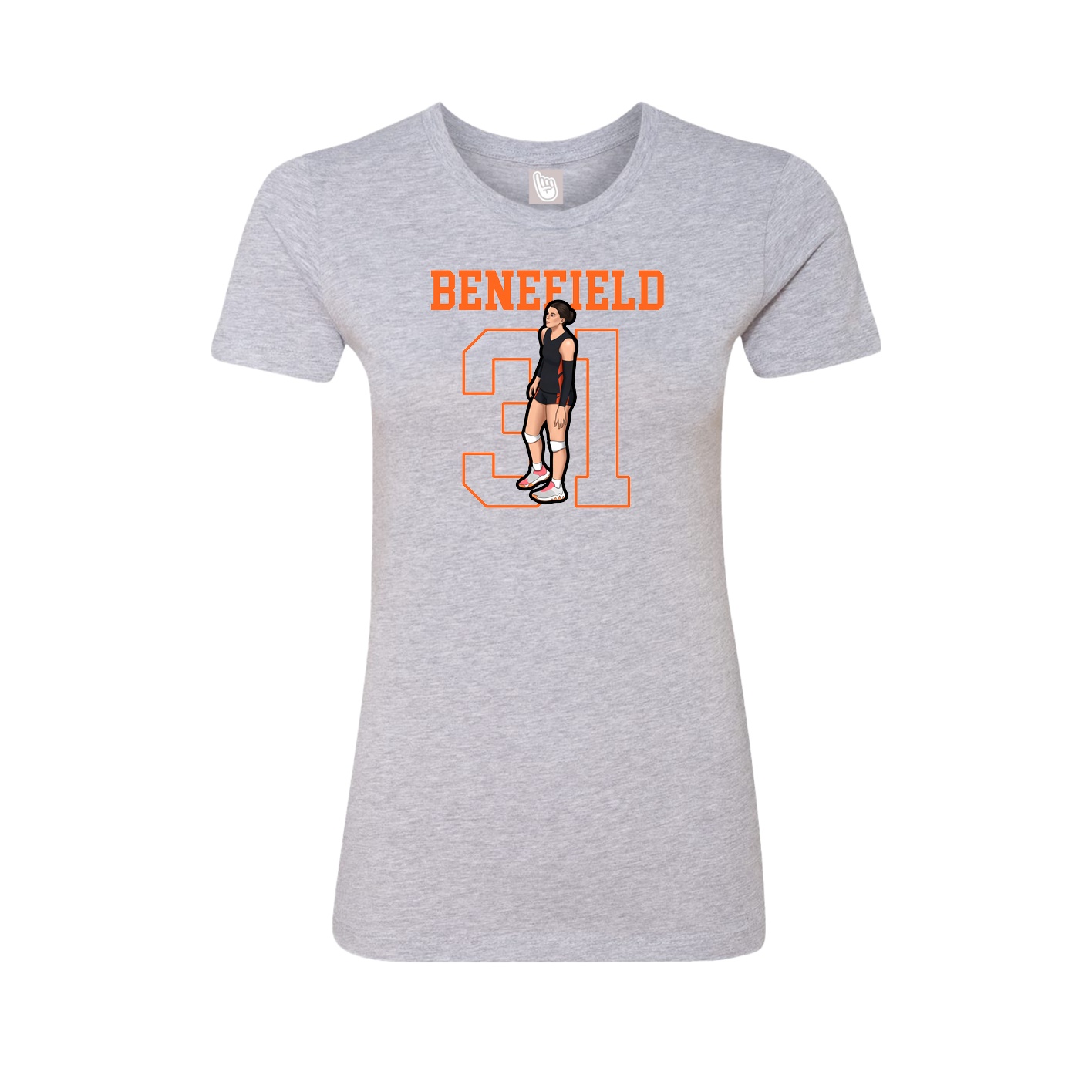 Fitted Women's Tee — Shirsey in Grey
