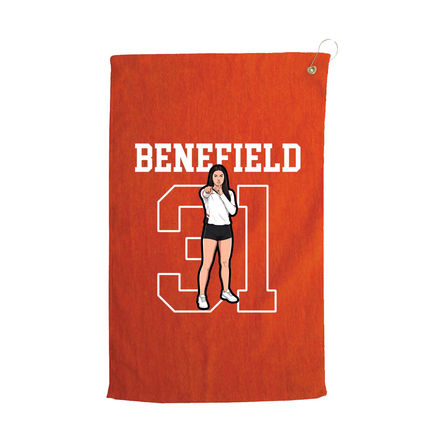 Golf Towel — Shirsey in Orange