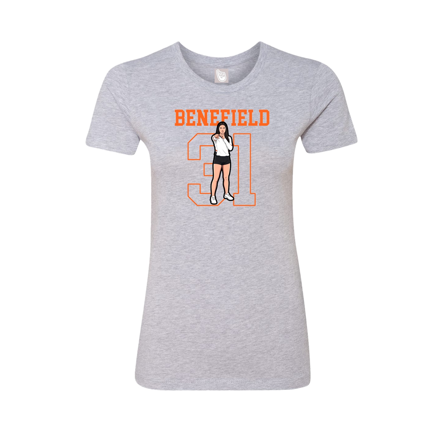 Fitted Women's Tee — Shirsey in Grey
