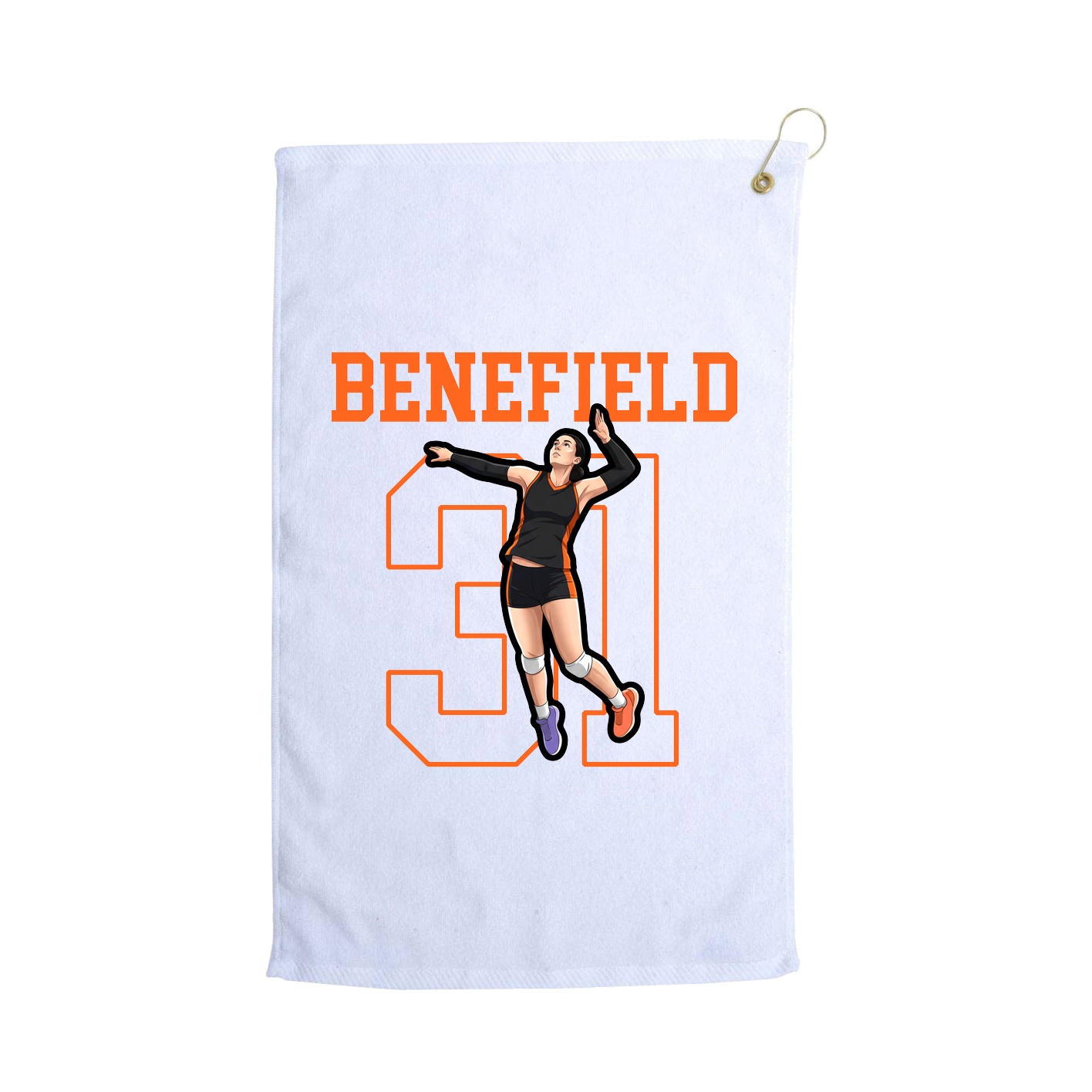 Golf Towel — Shirsey in White